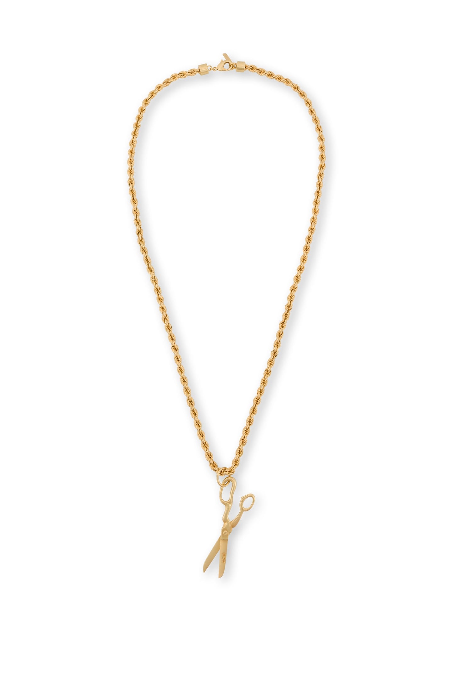 SARTORIAL SCISSOR NECKLACE GOLD 1