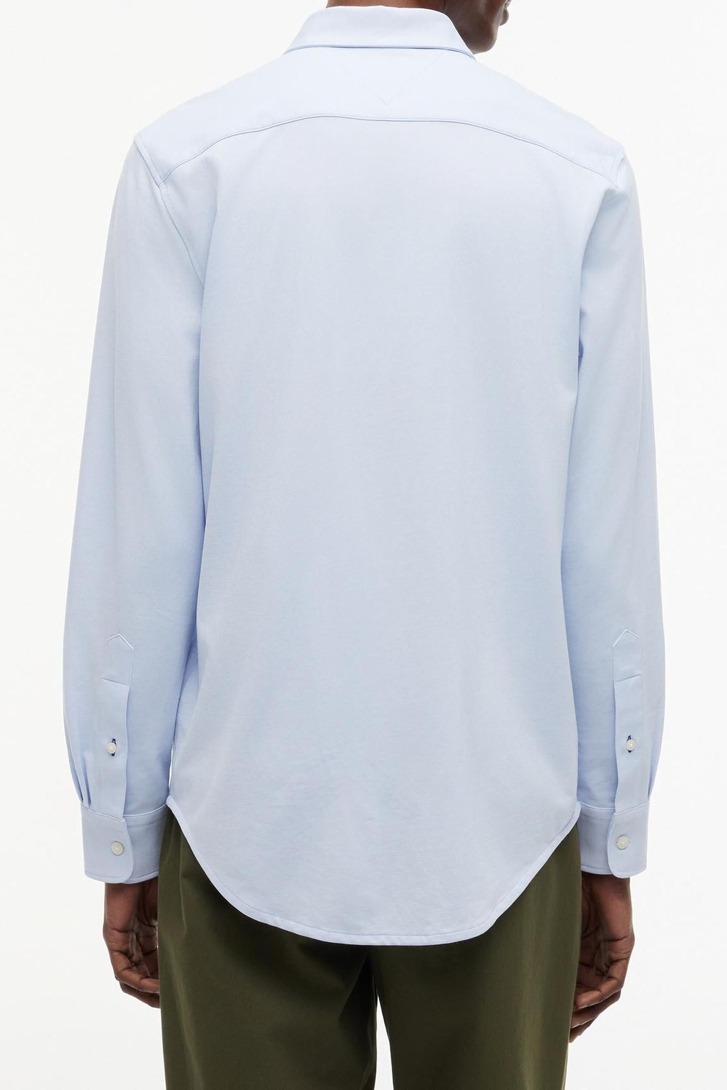 PERFORMANCE PIQUE OXFORD SHIRT BREEZY BLUE 3