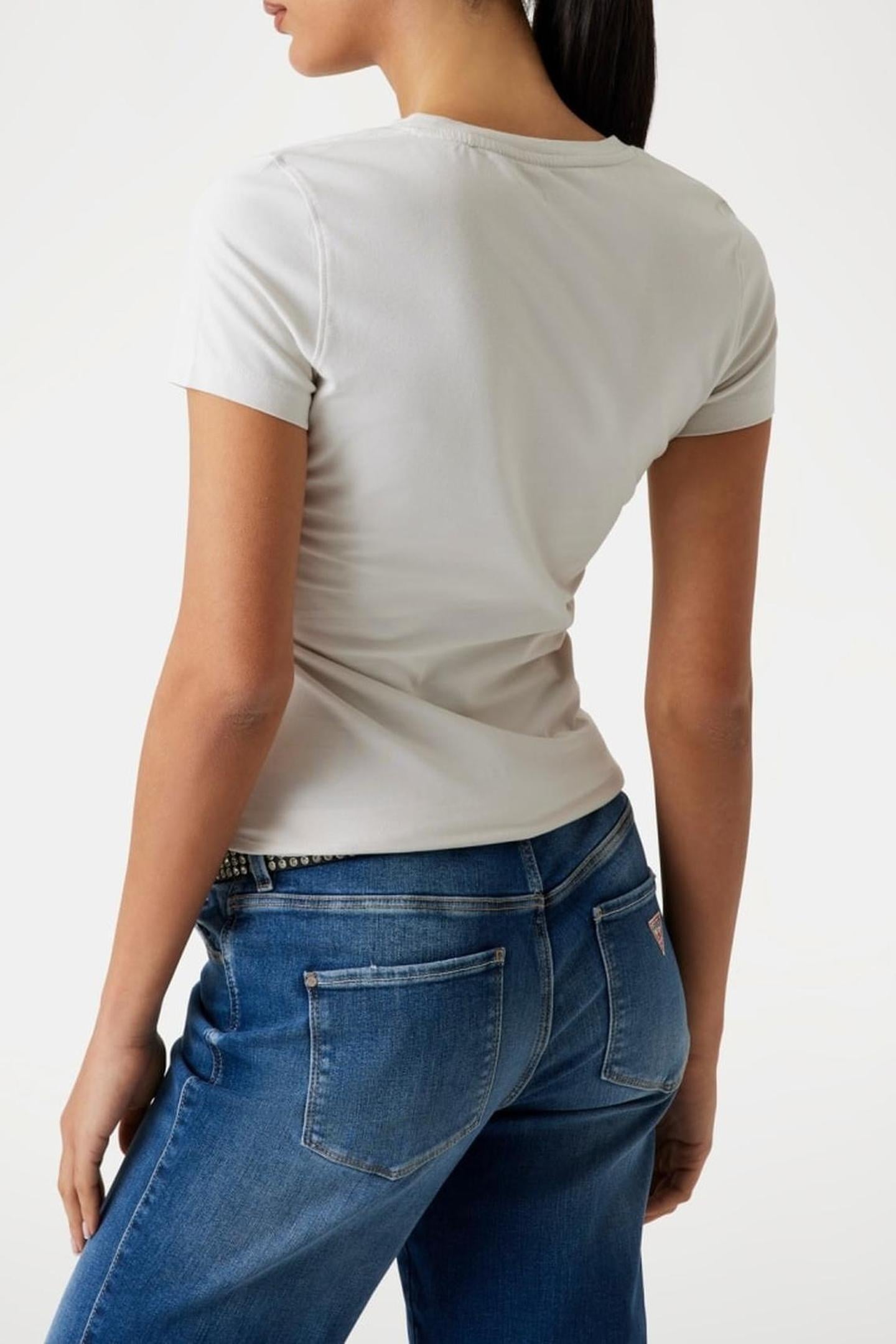 SS LOGO HOT FIX TEE MUTED STONE 6
