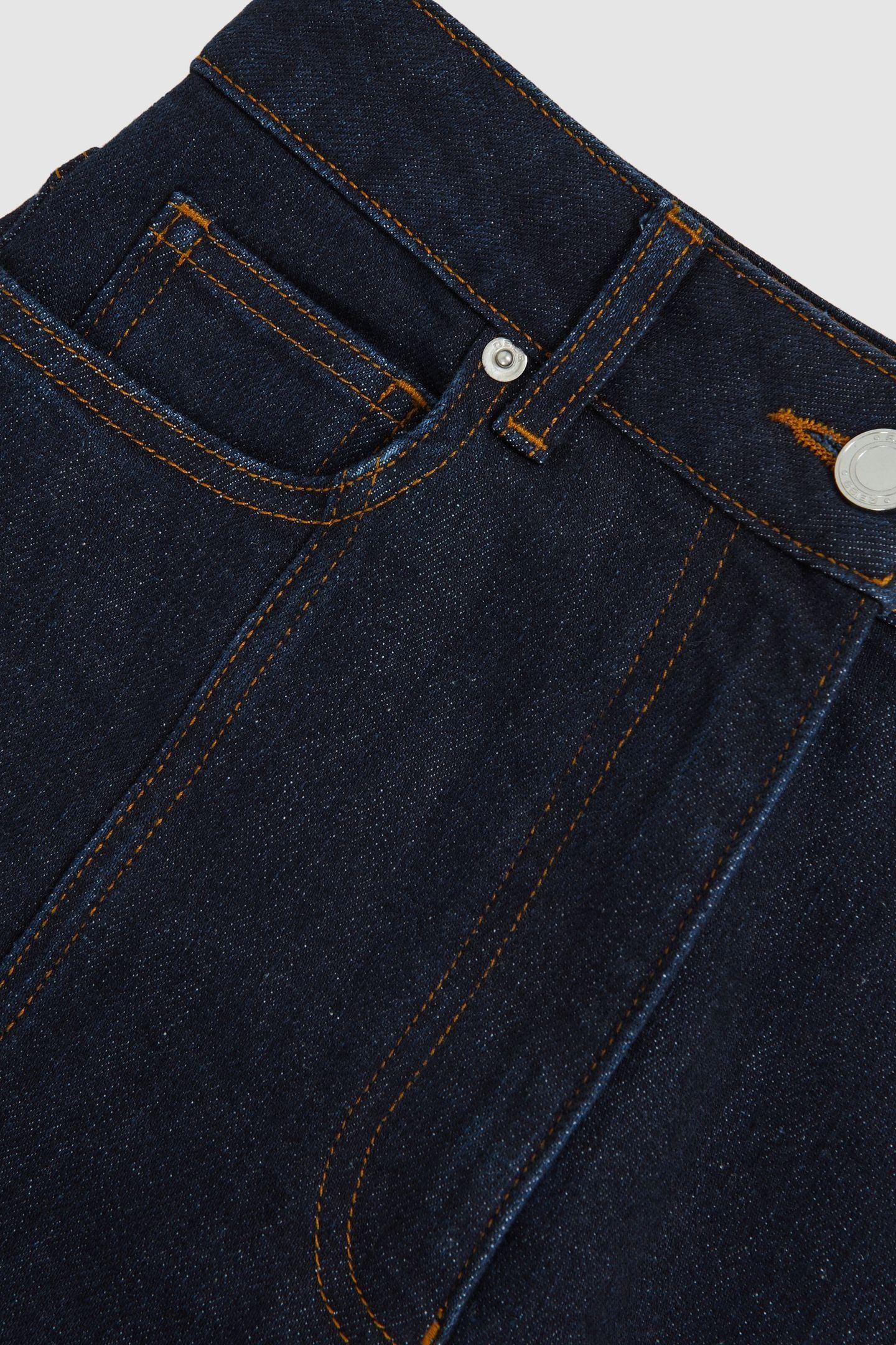 FLARE PIN STITCH JEAN INDIGO 7