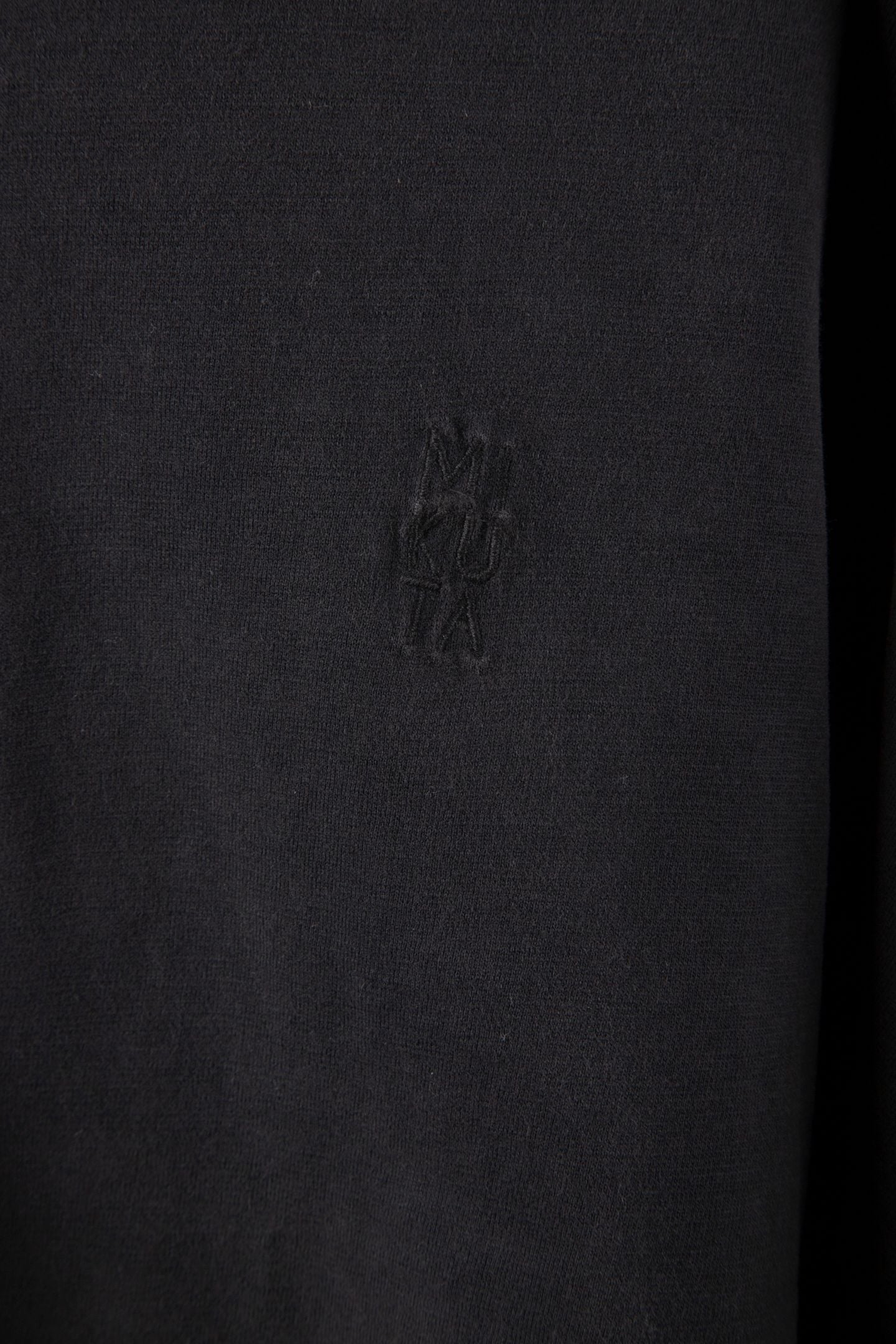 THE DARK PEACHY LOOSE COTTON LONGSLEEVE BLACK 5