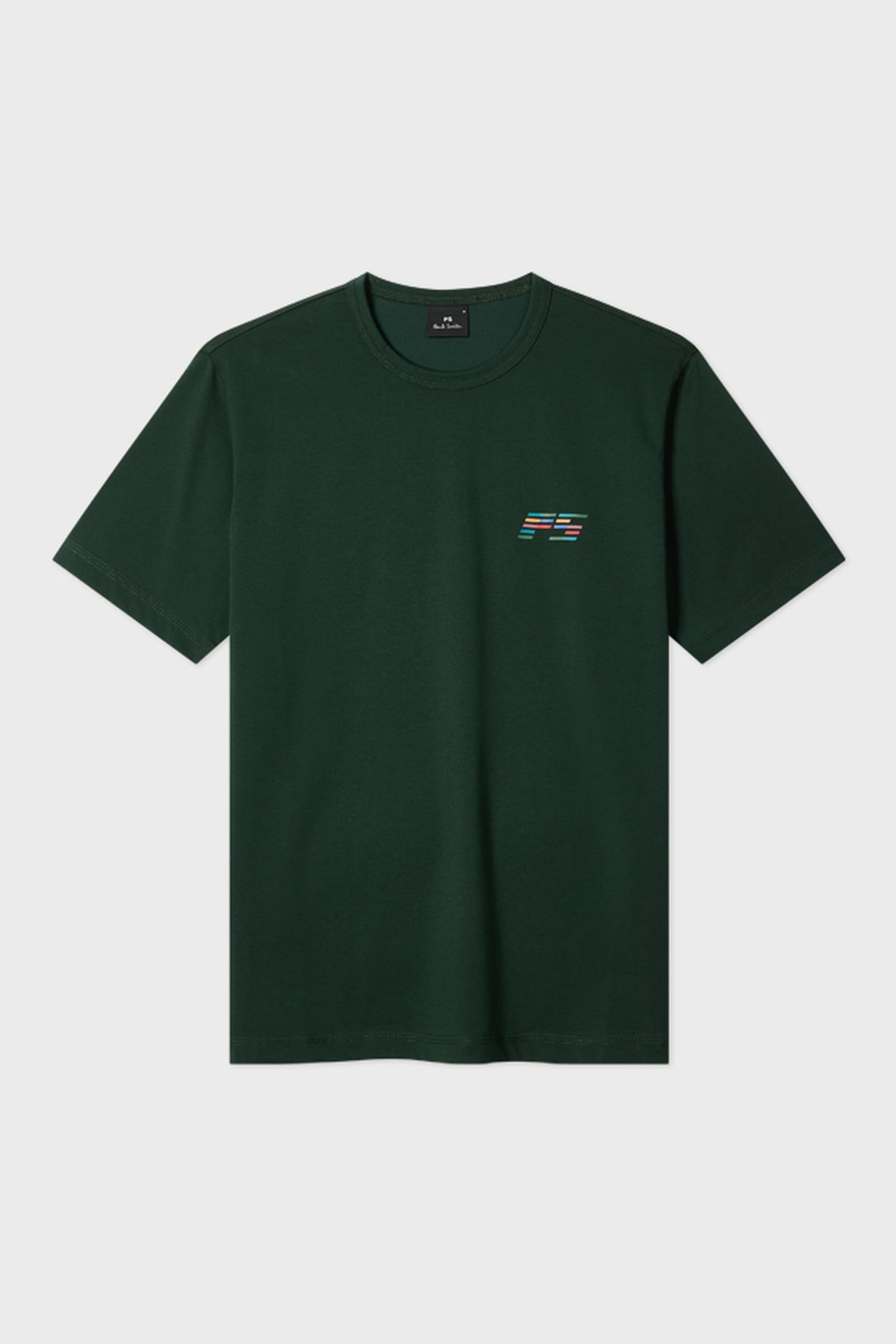 MENS SS REG FIT TSHIRT PS TILT LOGO BOTTLE GREEN 2