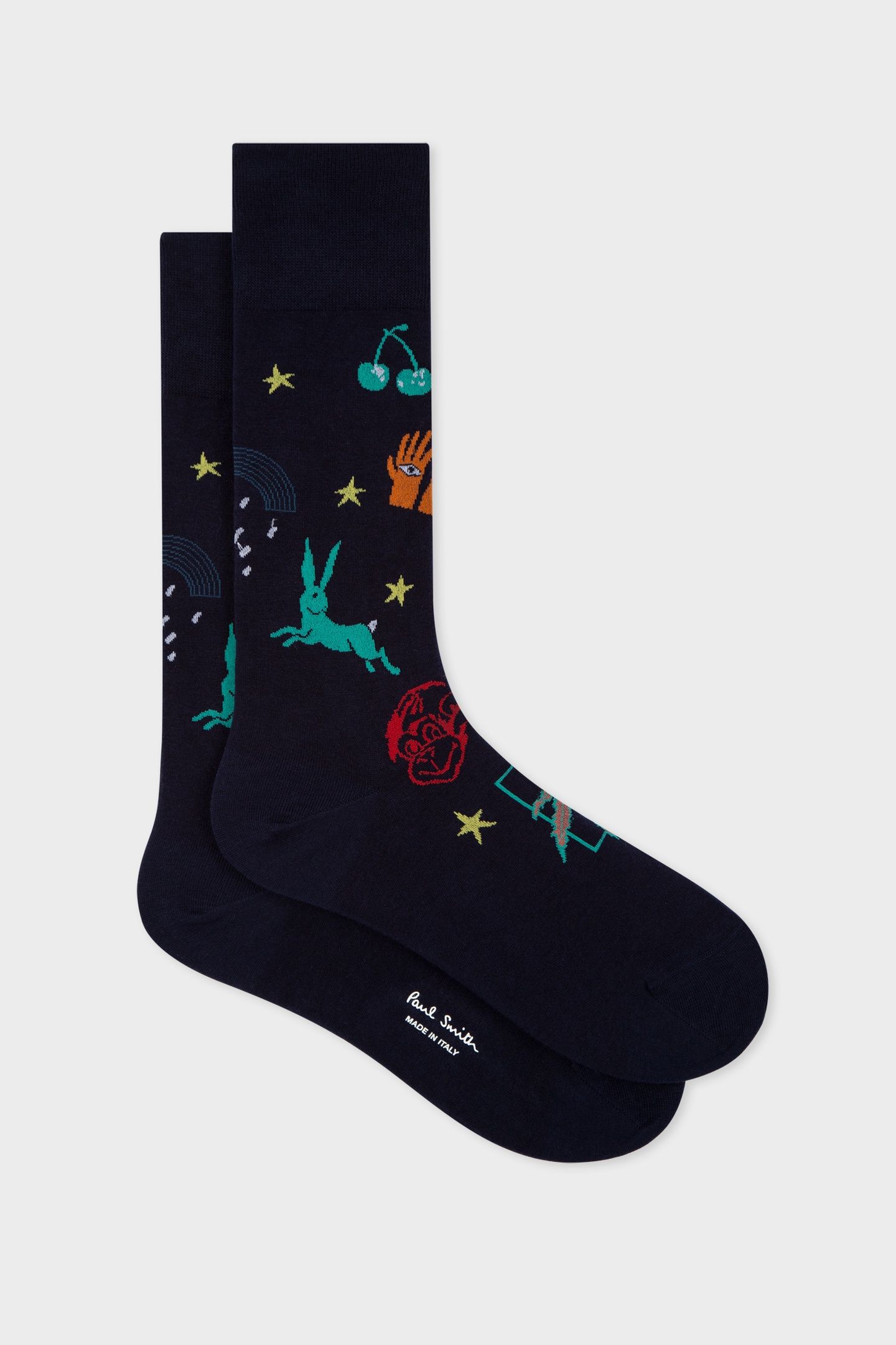 MEN SOCK DREAMSCAPE NAVY 2