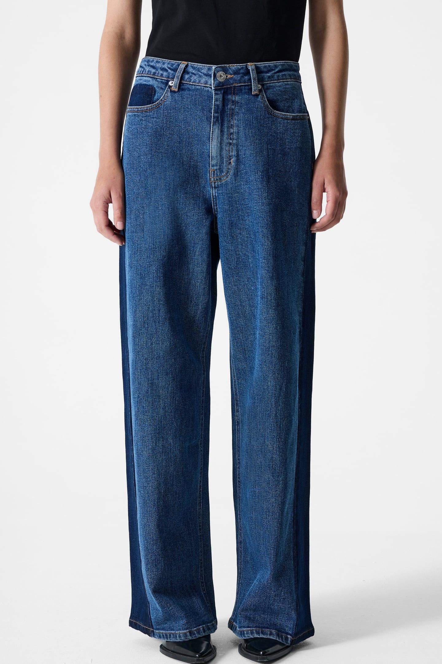 ELLIOT DENIM SIDE PANEL JEAN VINTAGE/CLEAN INDIGO VINTAGE/CL 2