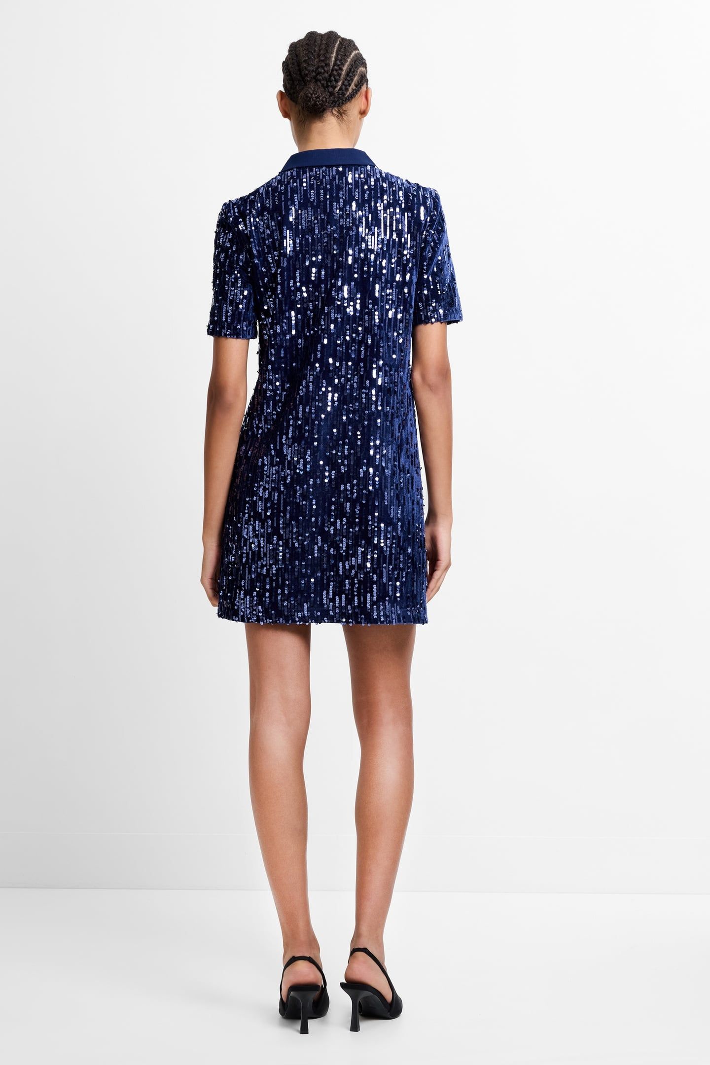 TRINNY VELVET SEQUIN CELESTIAL BLUE CELESTIAL BLUE 3