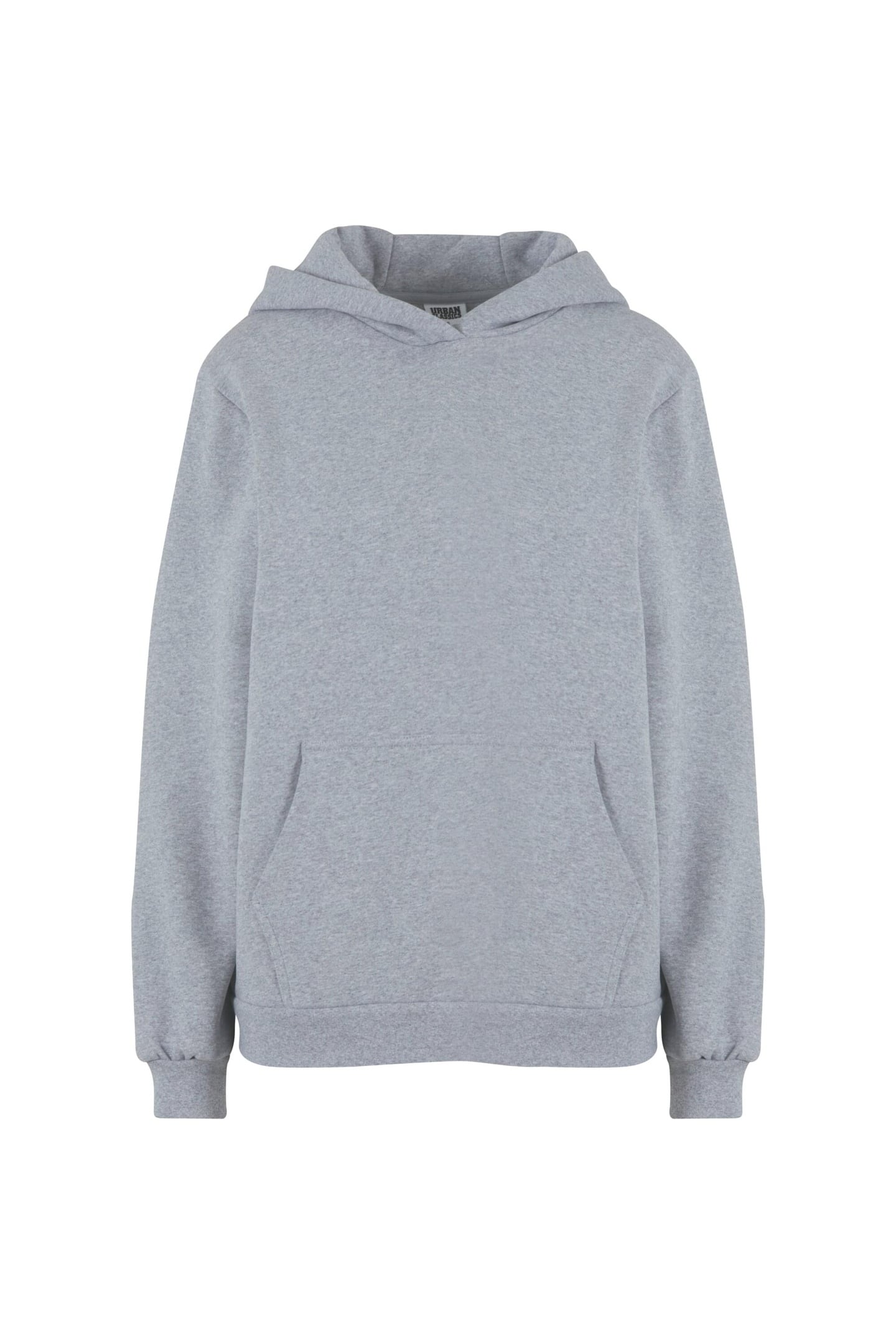 LADIES LOOSE BRUSHED FLEECE HOODY MELANGE 3