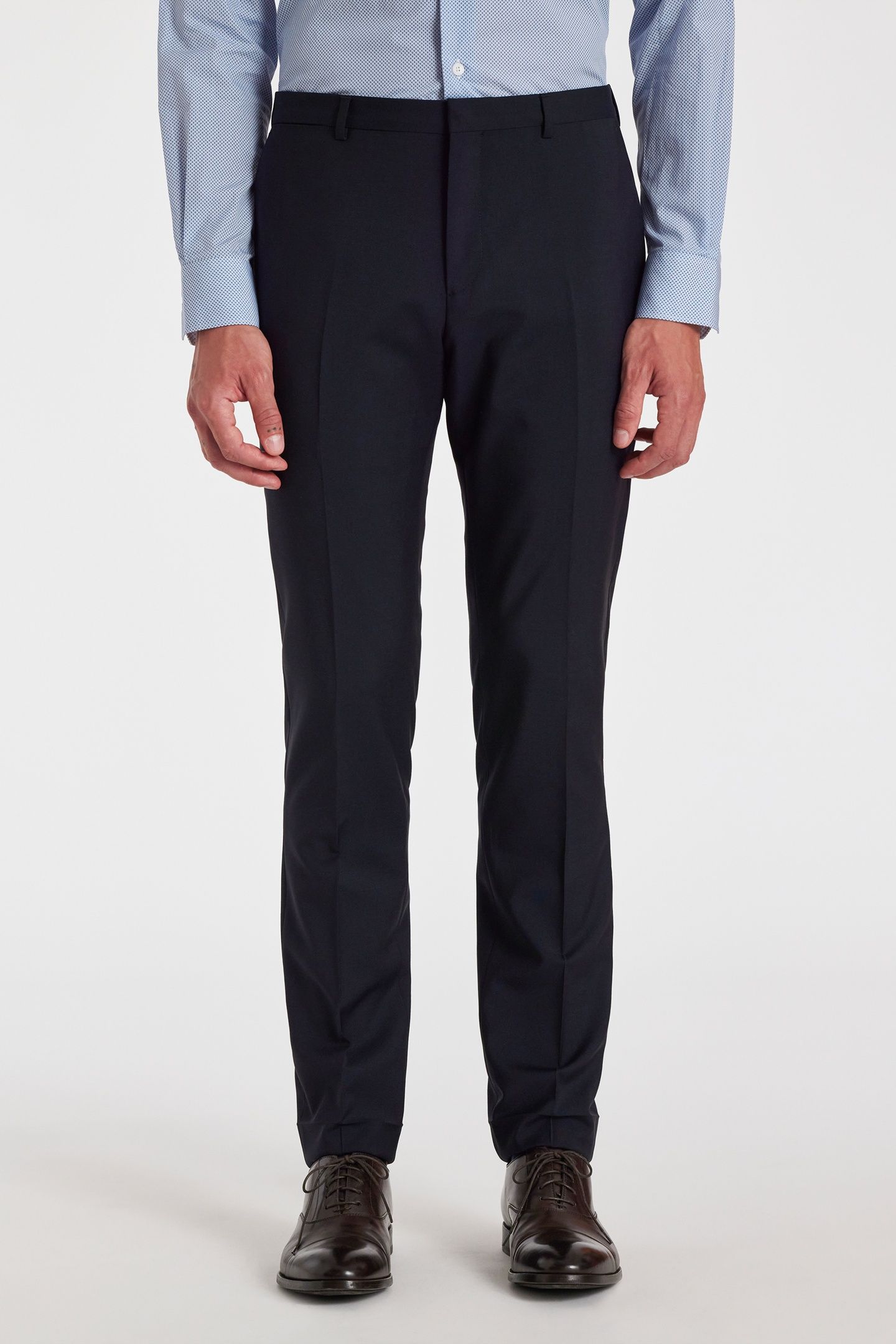 MENS SLIM FIT 2BTN SUIT VERY DARK NAVY 2