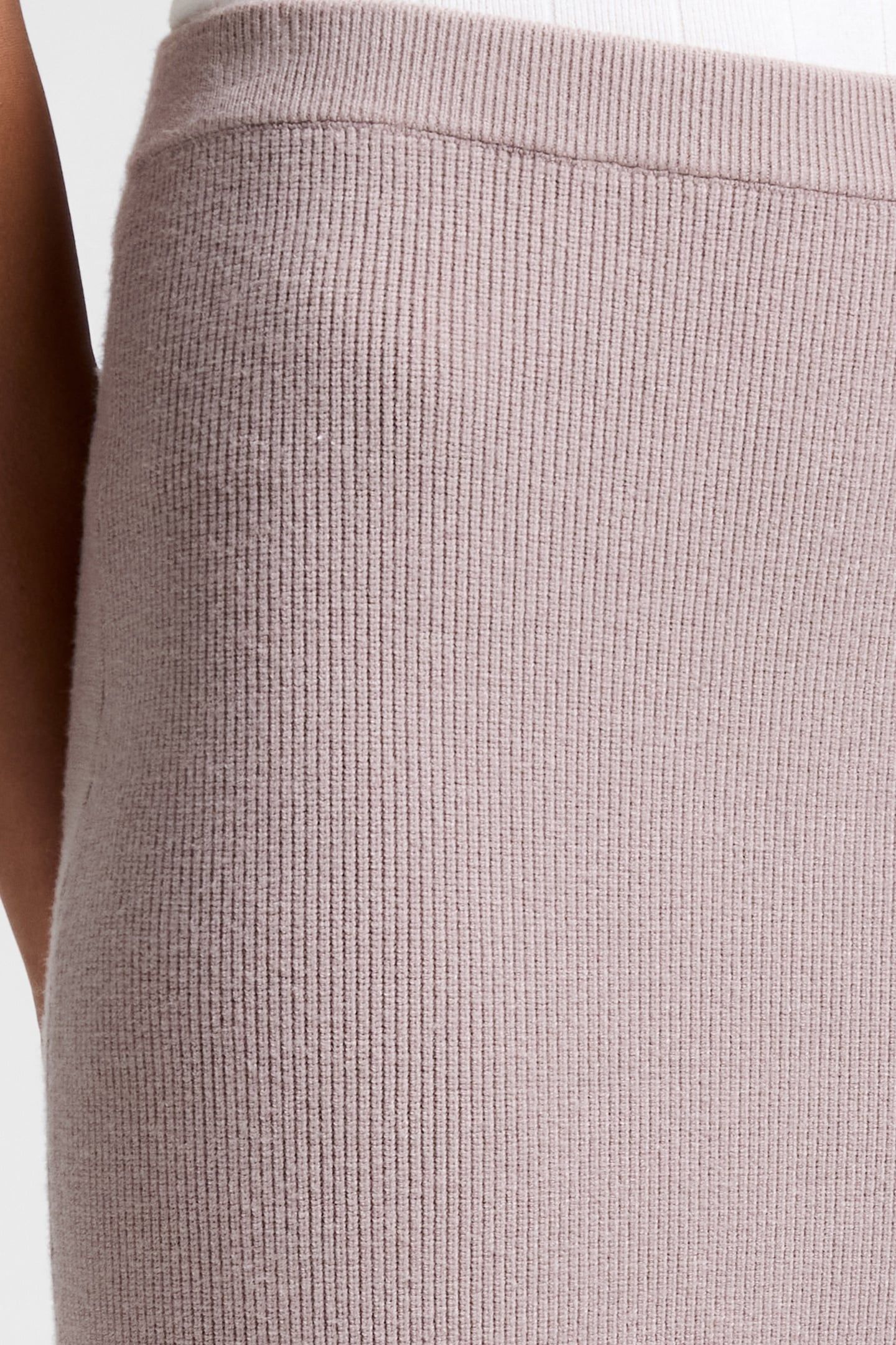AVA STRAIGHT MIDI SKIRT TAUPE NEUTRAL 4