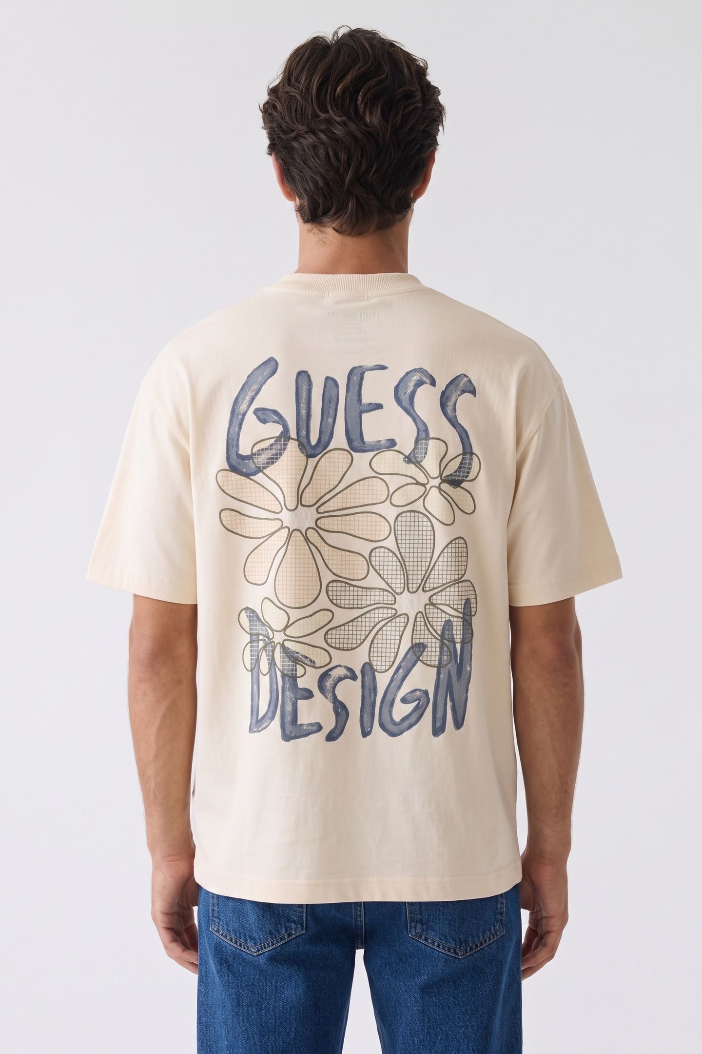 SS CN FLOWER TEE PEARL WHITE 2