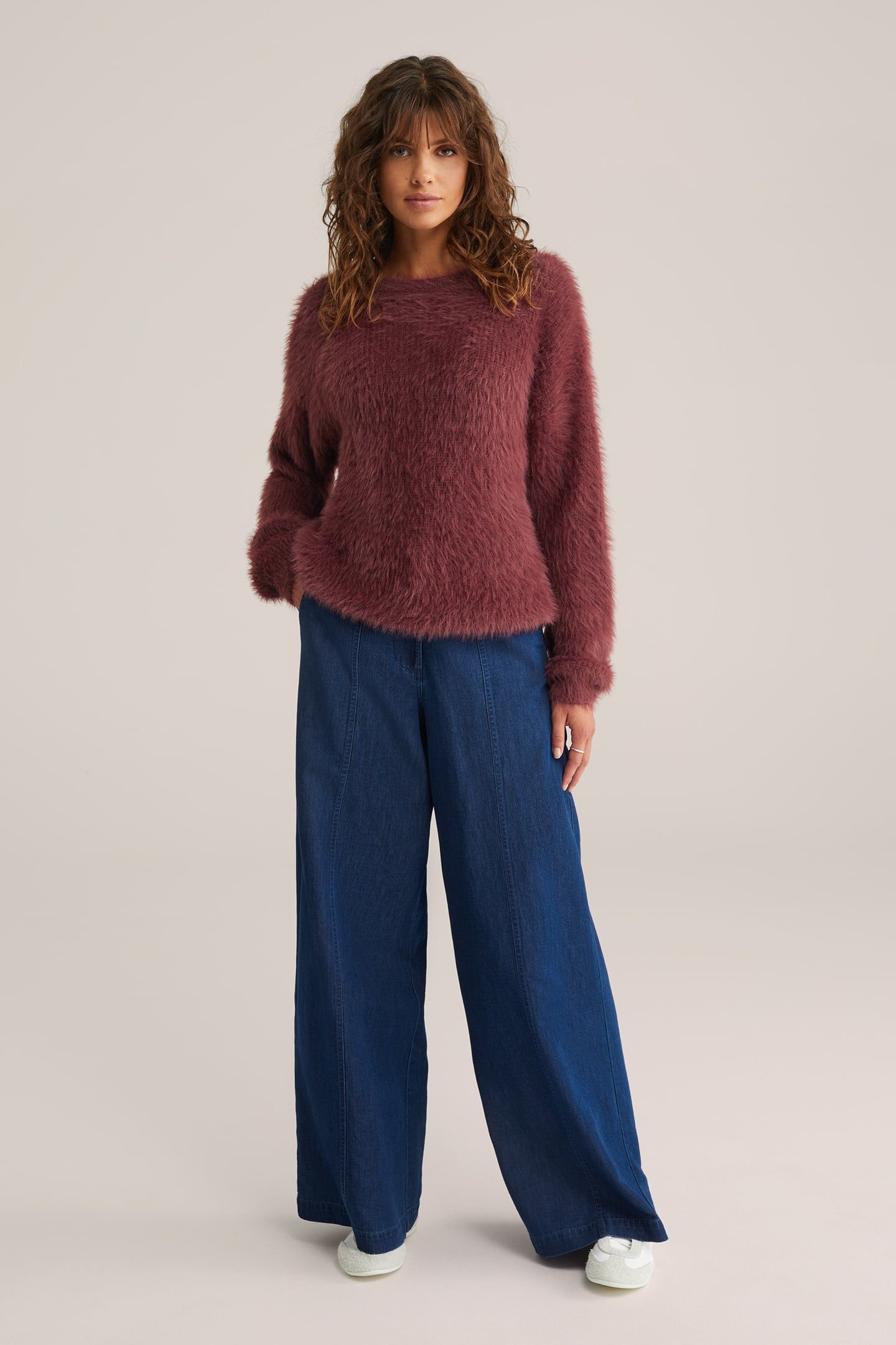 KNITTED PULLOVER RED 1