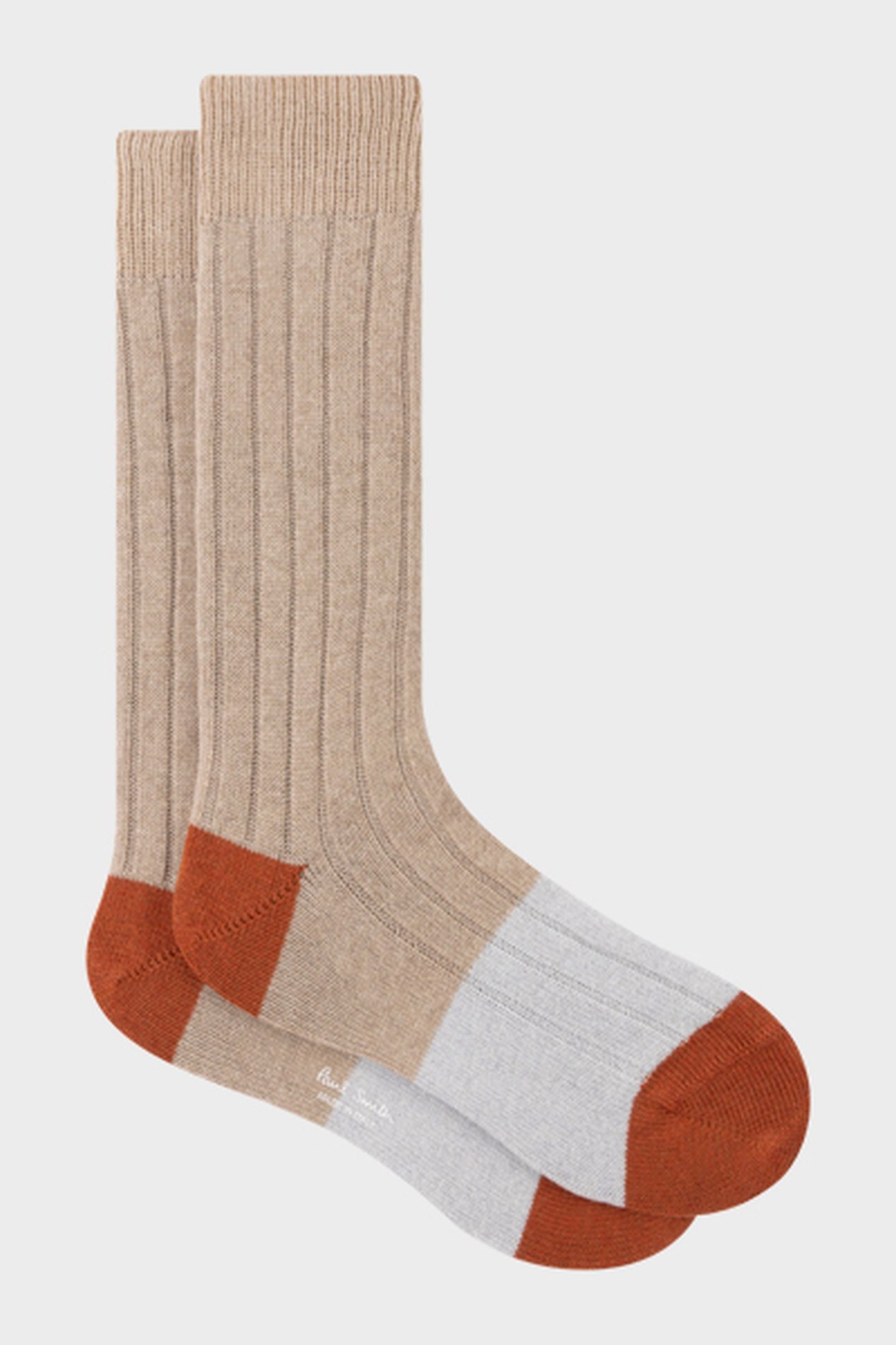 MEN SOCK MASE CASHMERE TAN 3