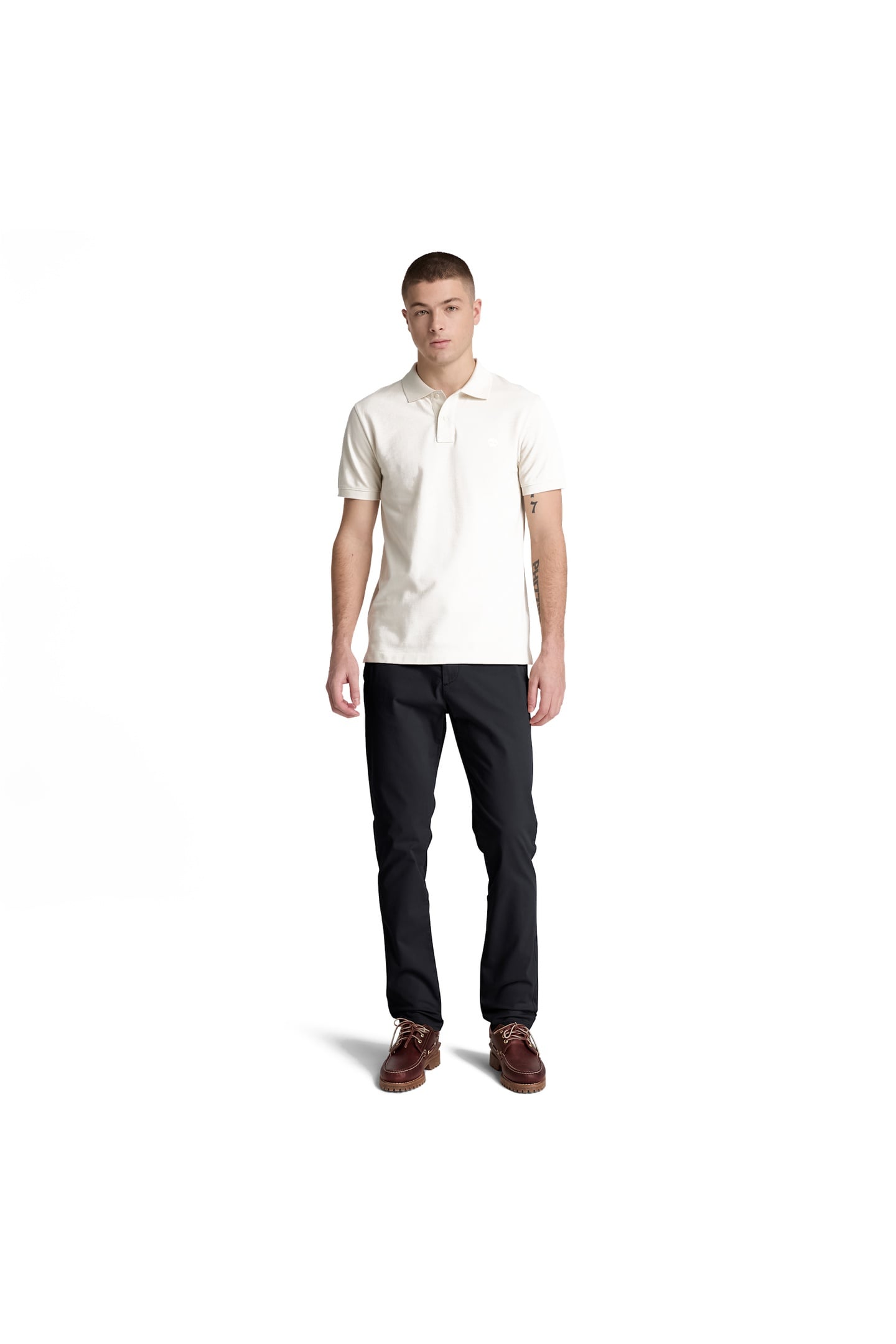 TOPSFIELD TWILL CHINO PANTS SLIM BLACK 1