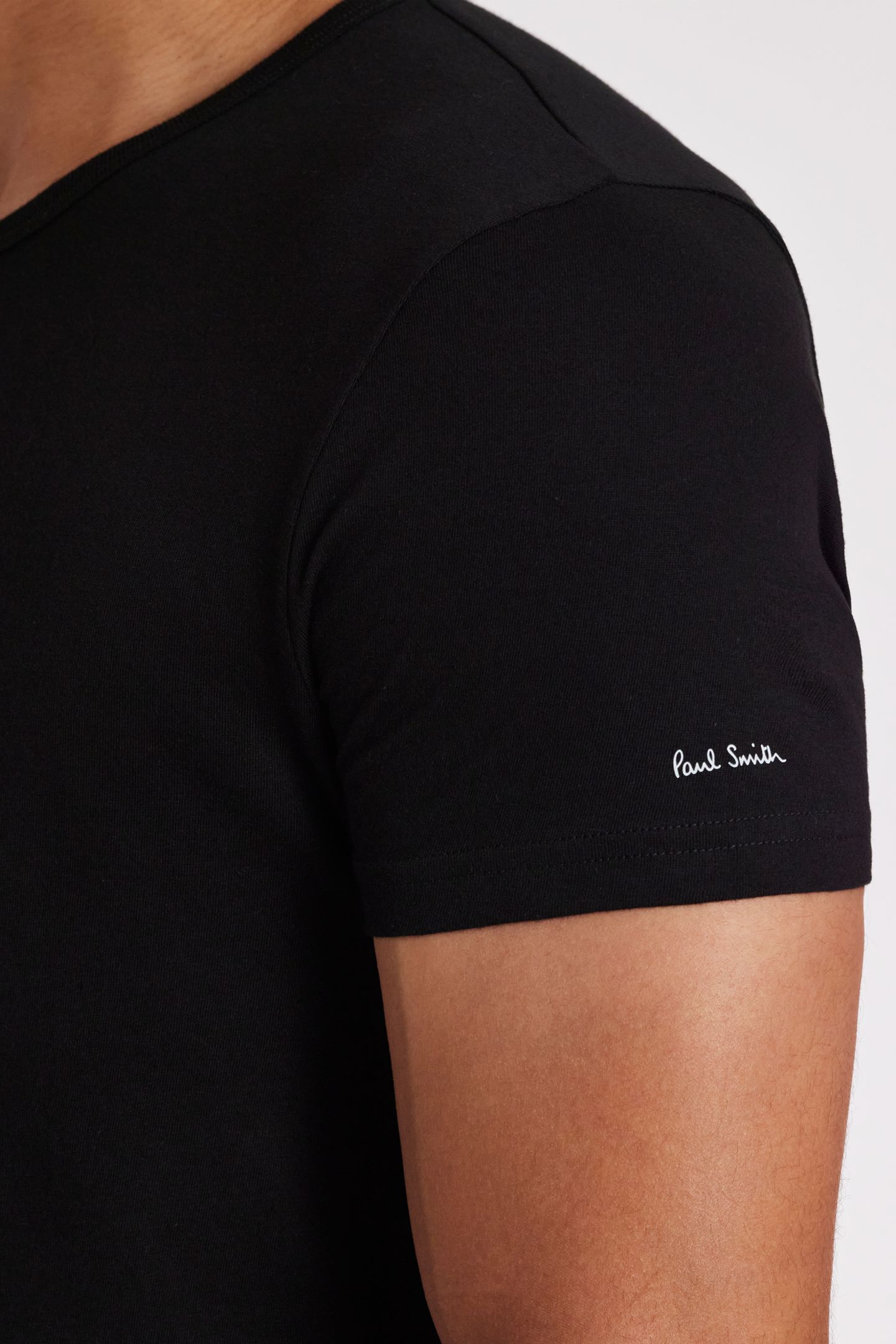 MEN T SHIRT 3 PACK BLACK 7