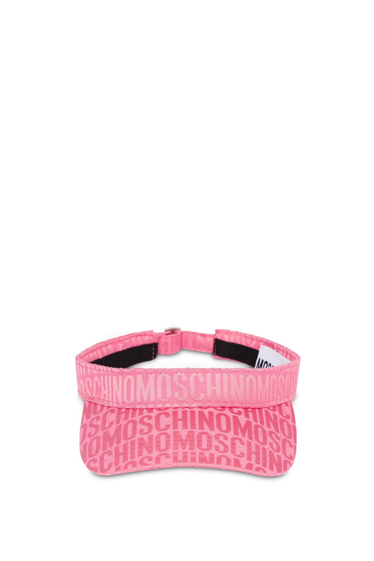 ALLOVER LOGO NYLON VISOR PINK 3
