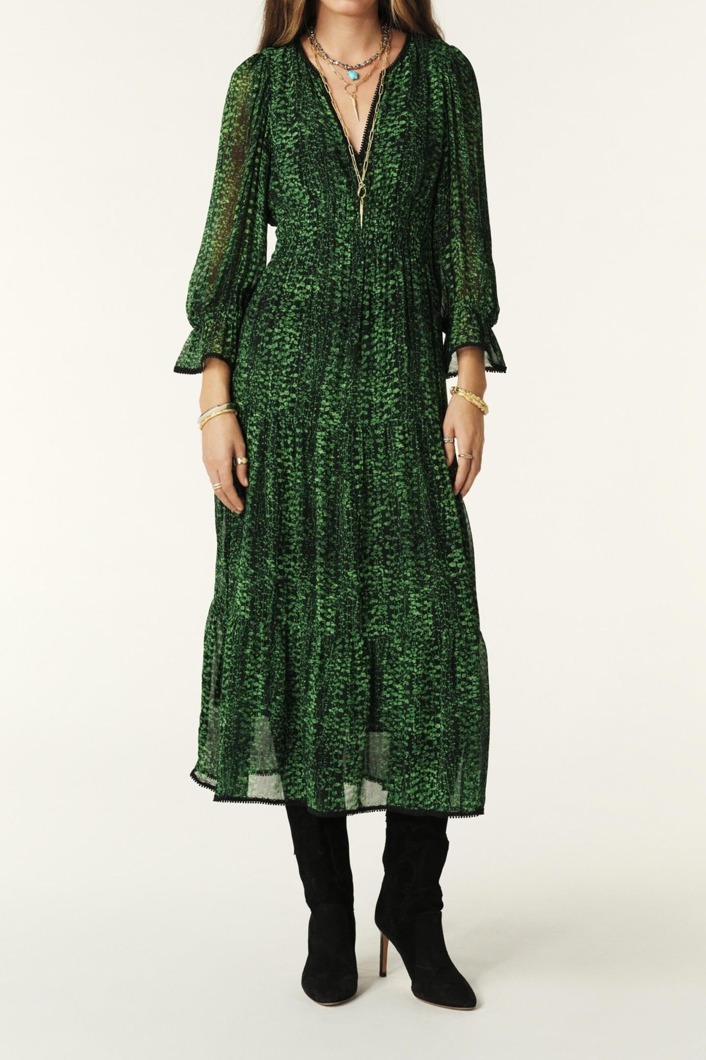 MID-LENGTH DRESS VERT 1