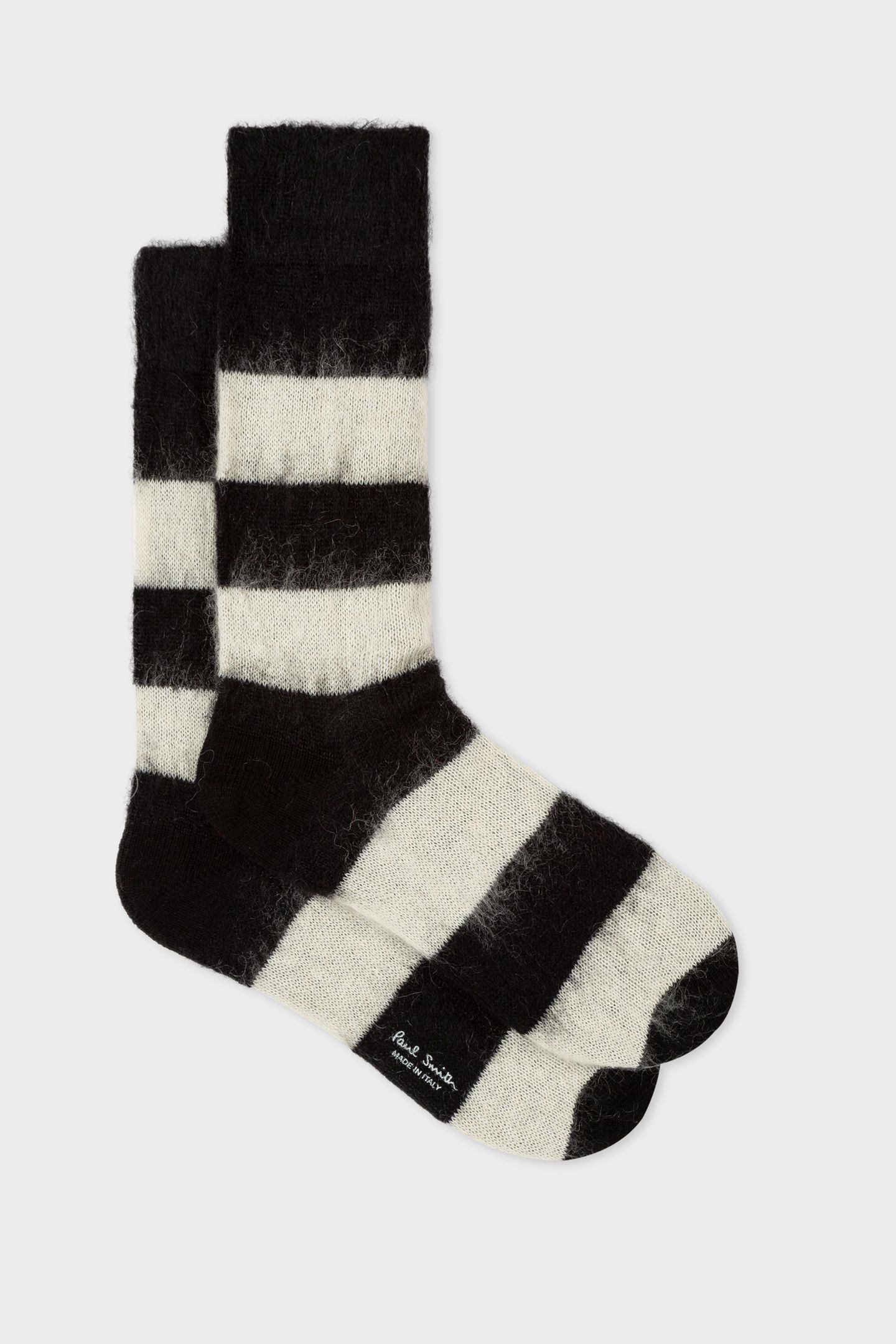 MEN SOCK TOX MOHAIR BLACK 2