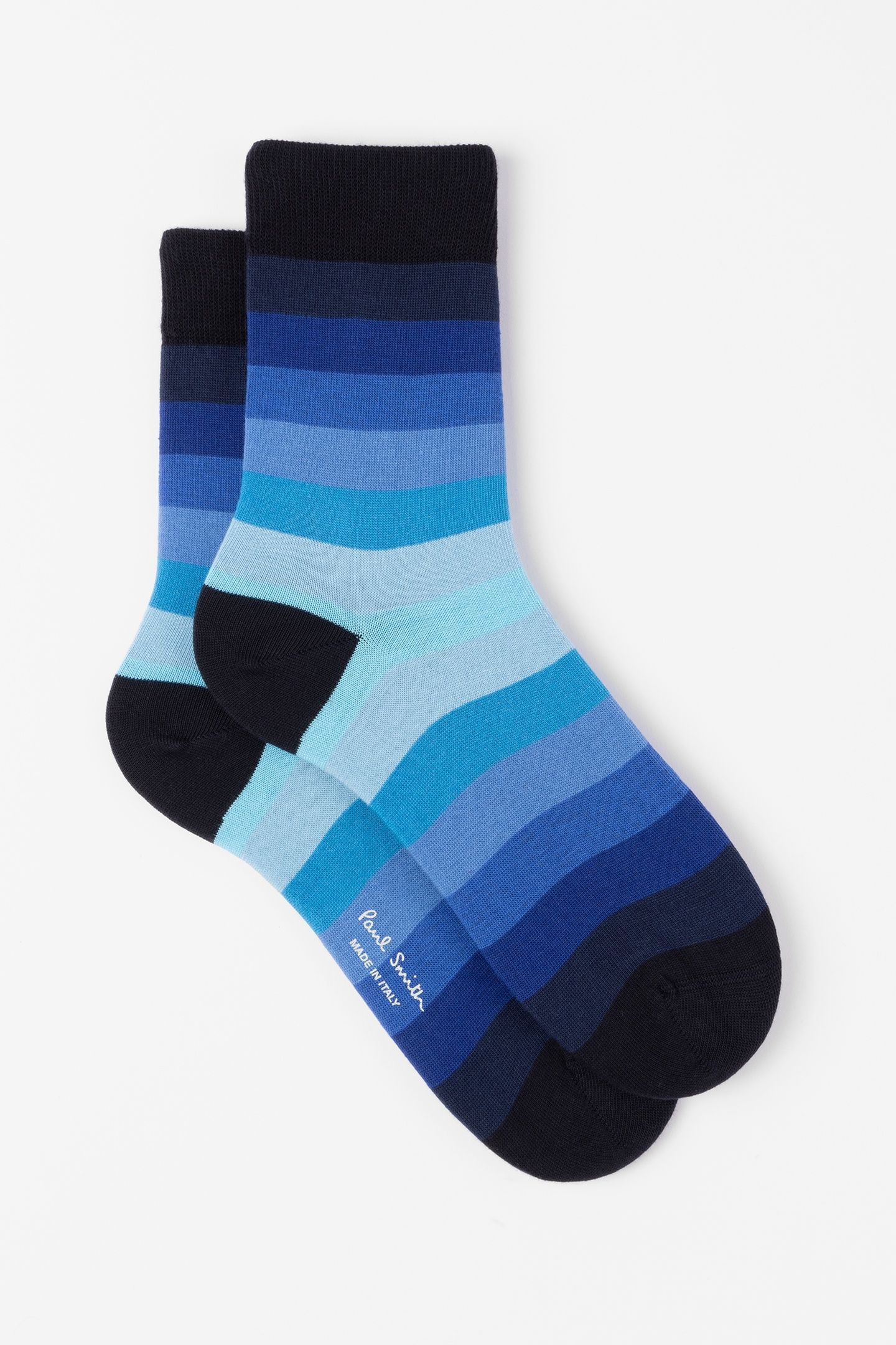 WOMEN SOCK ERIN STRIPE NAVY 1