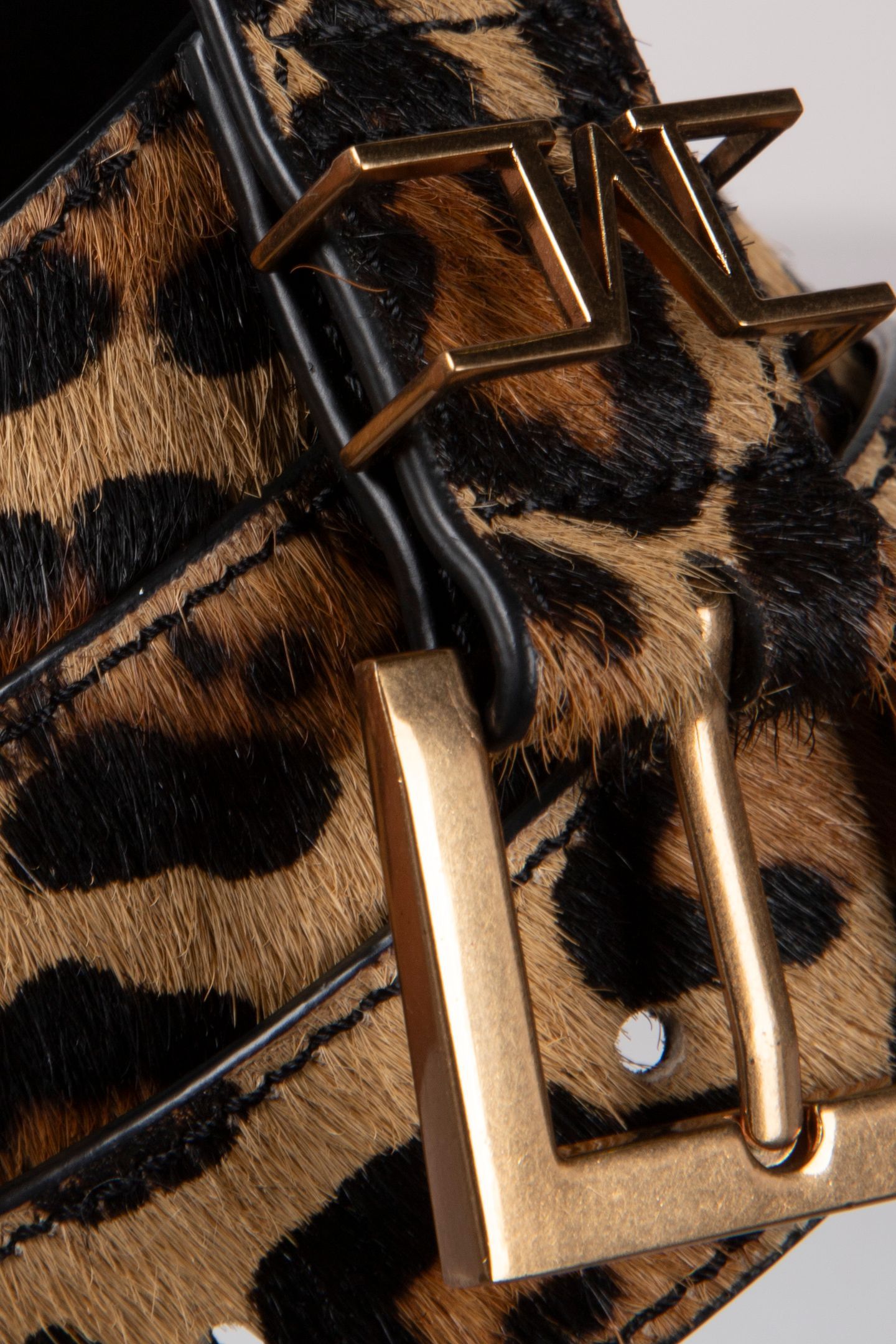 LOGO BELT PONY LEOPARD FUR 4
