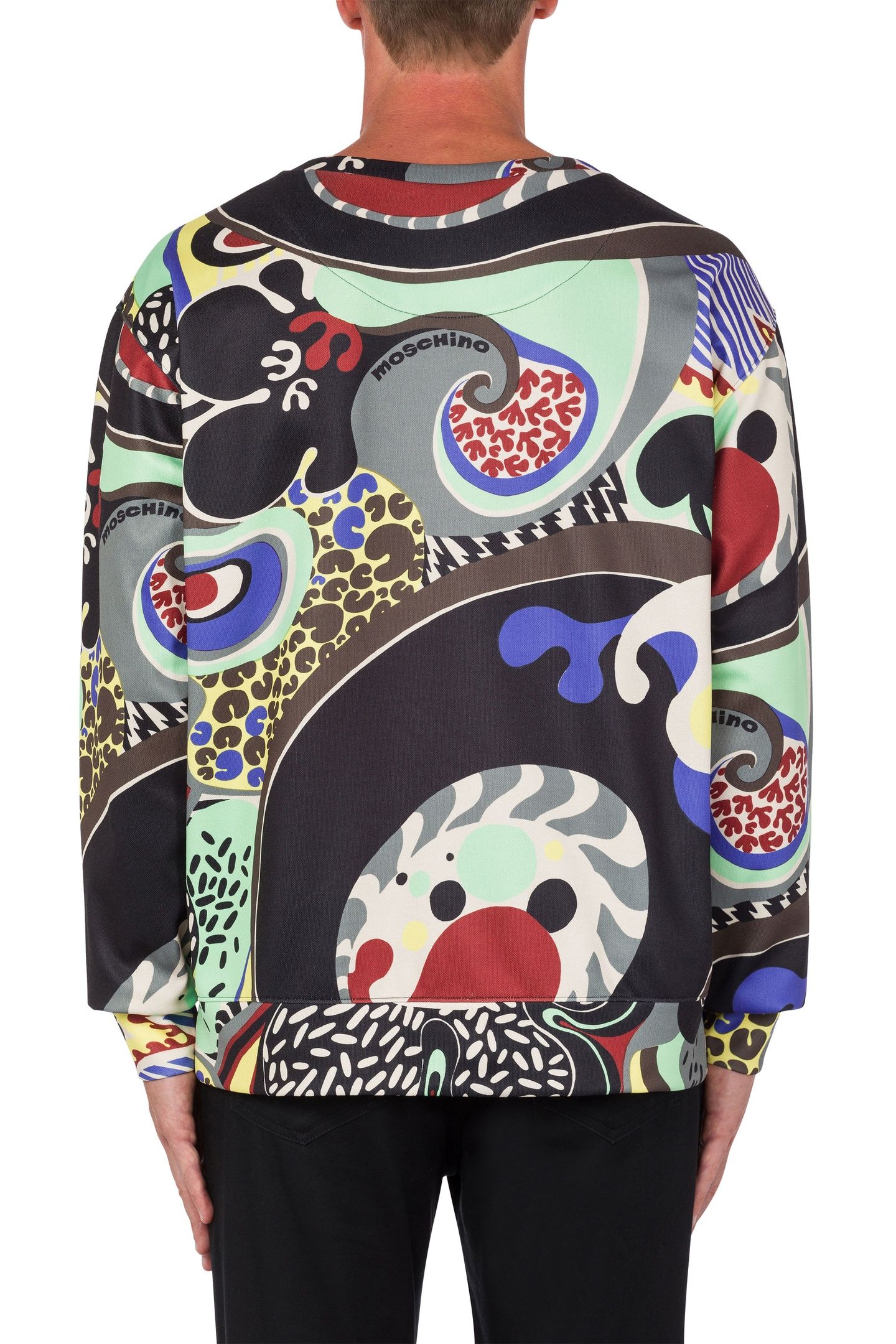 PSYCHEDELIC PRINT TECHNICAL SWEATSHIRT MULTICOLOR 2