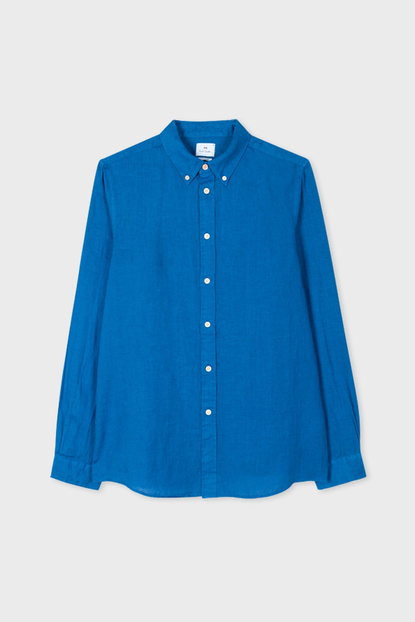 MENS L/S REGULAR FIT SHIRT COBALT BLUE 4