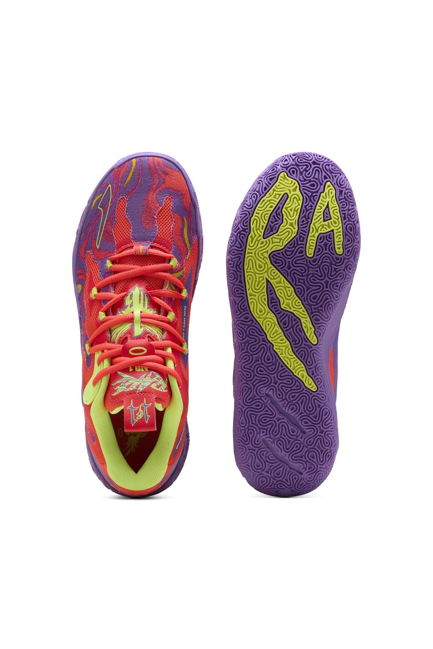 UNISEX MB.03 LO LAVA PURPLE GLIMMER-RED BLAST 7