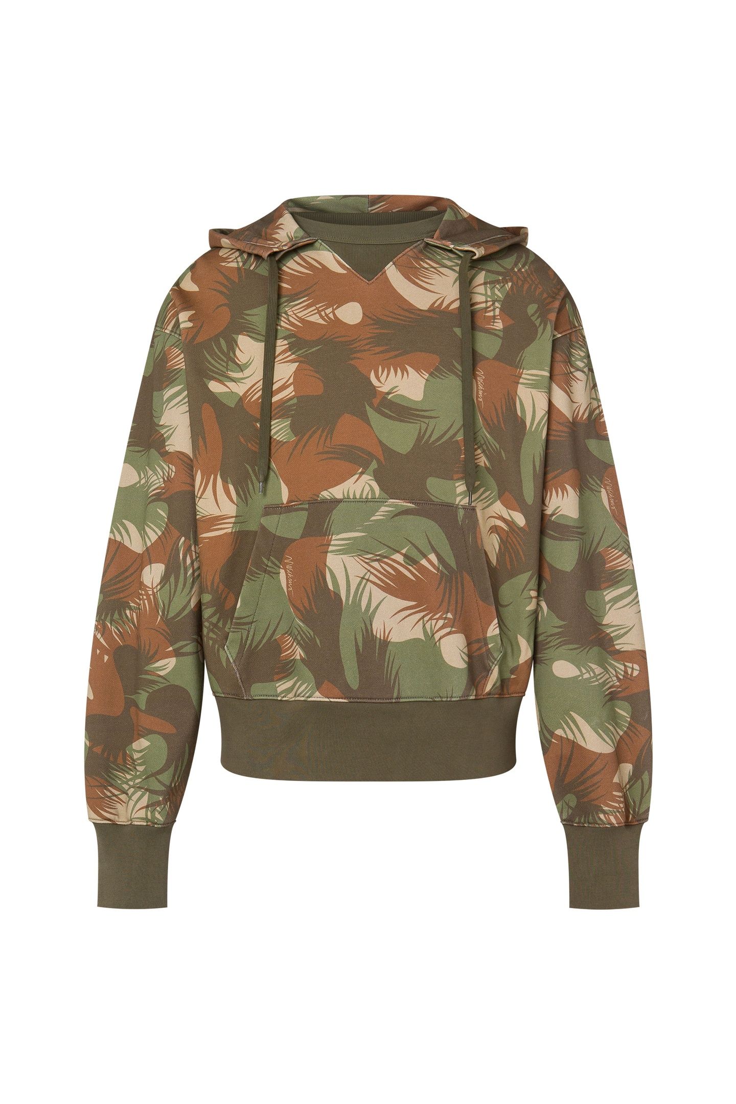 CAMOUFLAGE PRINT HOODIE GREEN 3