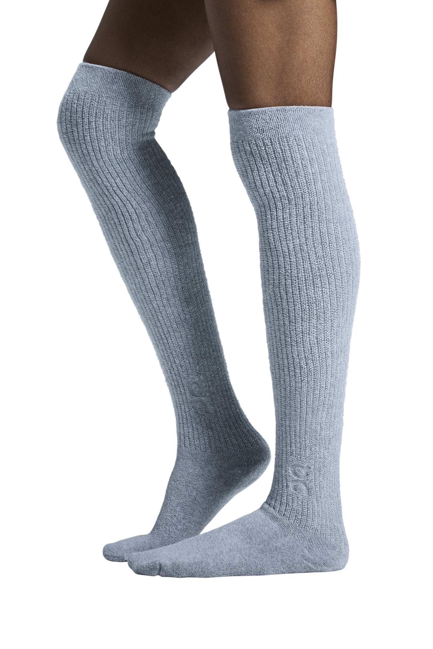 TERRY SOCK KNEE HIGH 1 UNISEX HEATHER GRAY 2