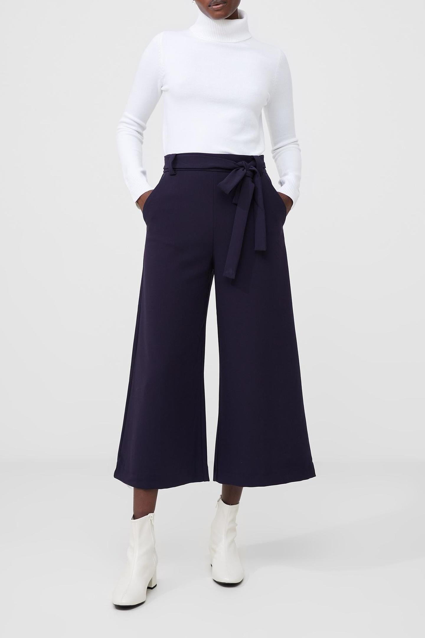 WHISPER BELTED CULOTTES UTILITY BLUE 2