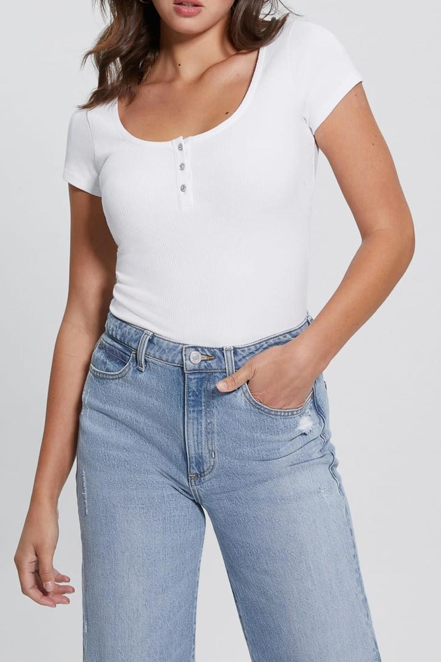 SS KARLEE JEWEL BTN PURE WHITE 1