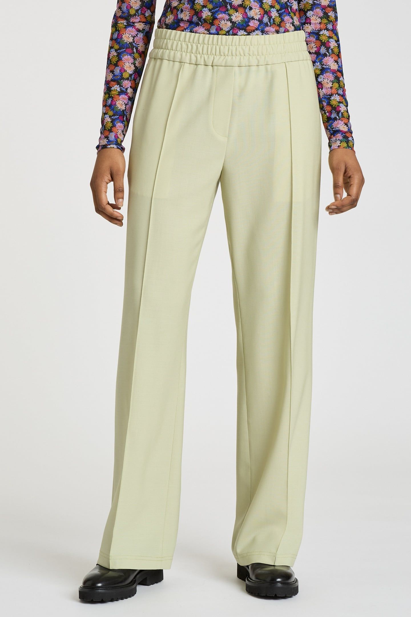 WOMENS TROUSERS LIME GREEN 1