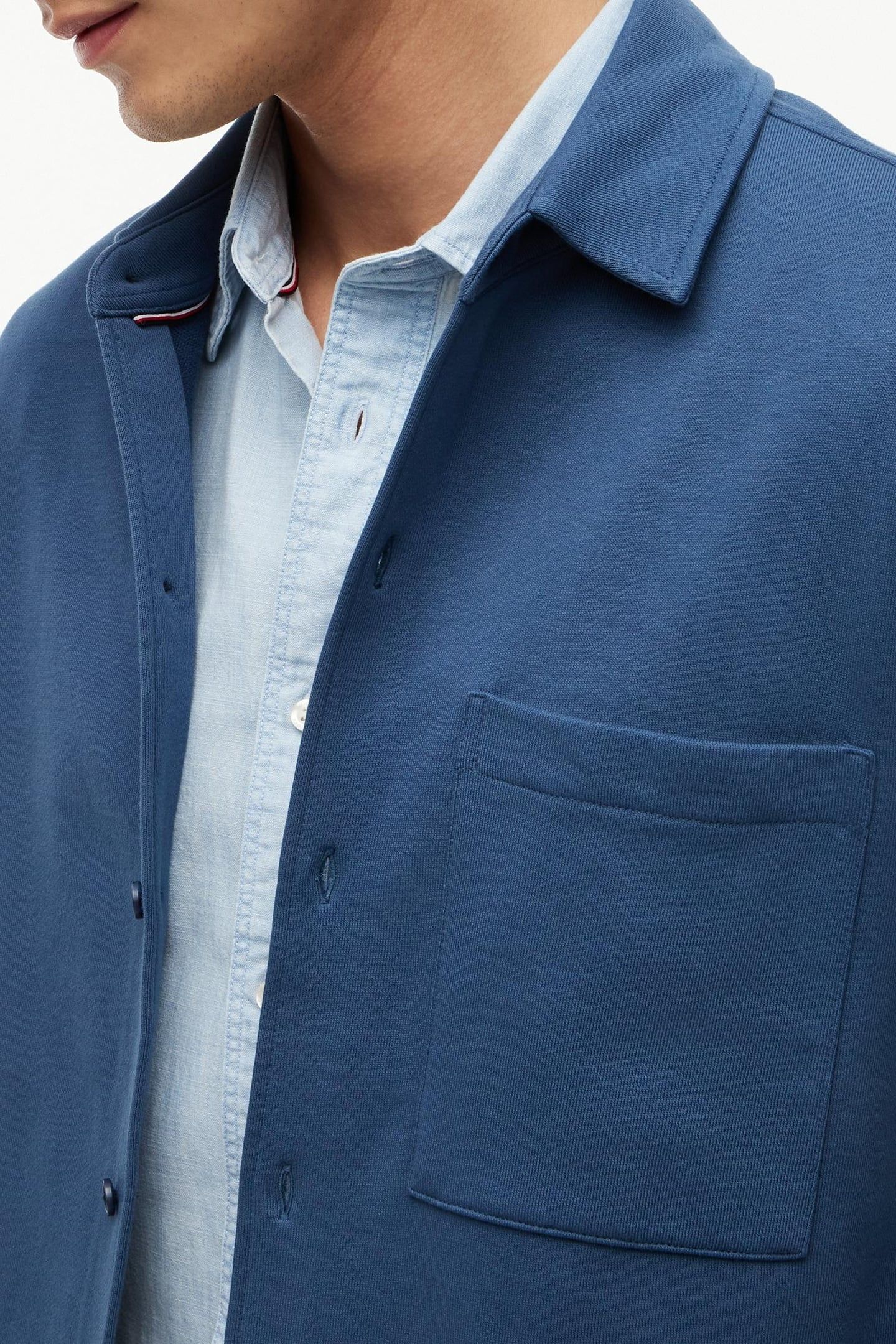 BUTTON-UP CHEST-POCKET JACKET AEGEAN SEA 5