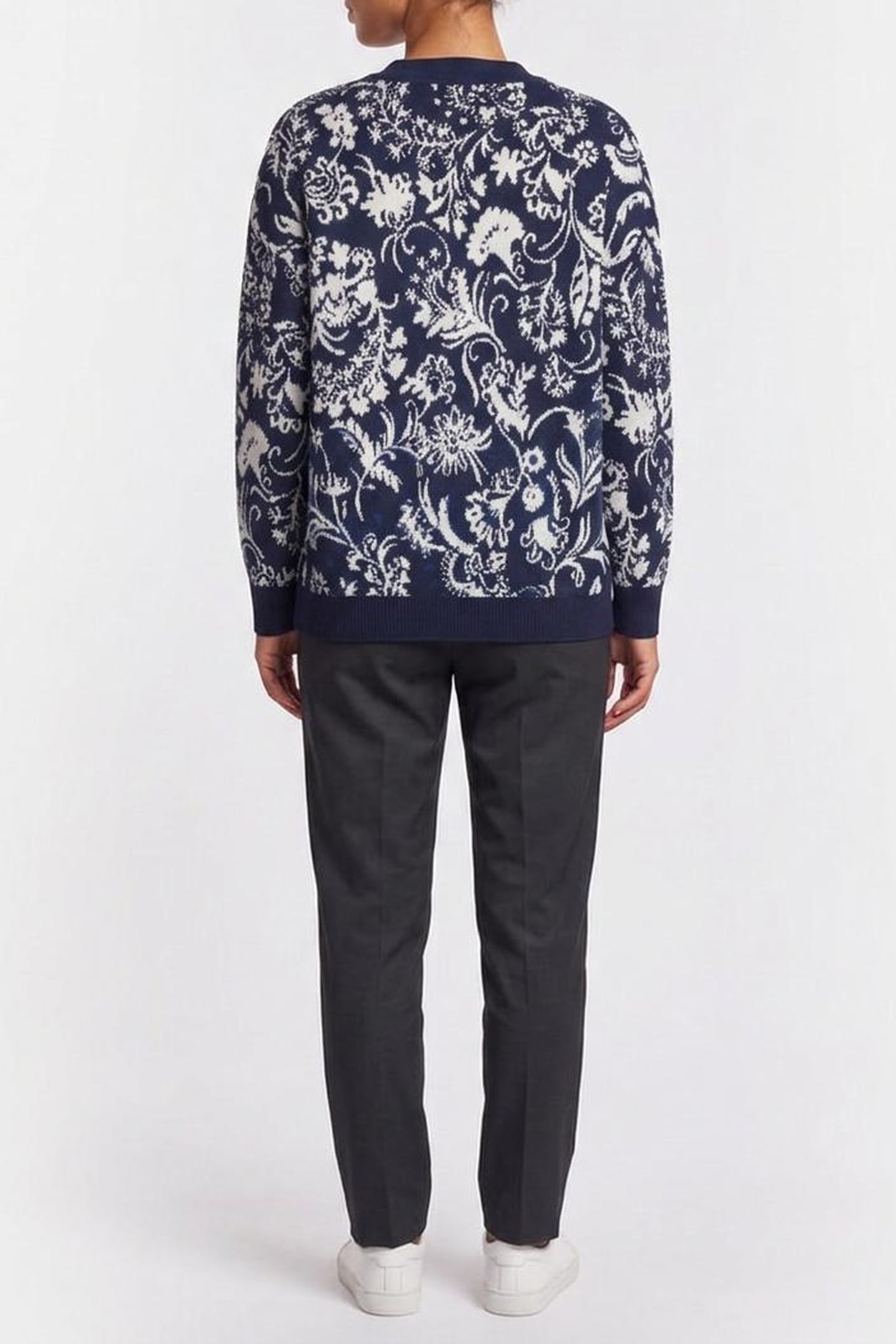 LS VN JACQUARD MELIN BLACKENED BLUE MULTI 2
