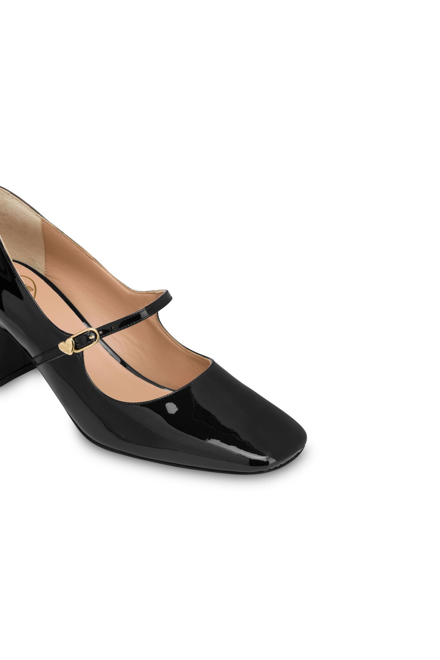 LOVE MOSCHINO PUMP WITH STRAP BLACK 3
