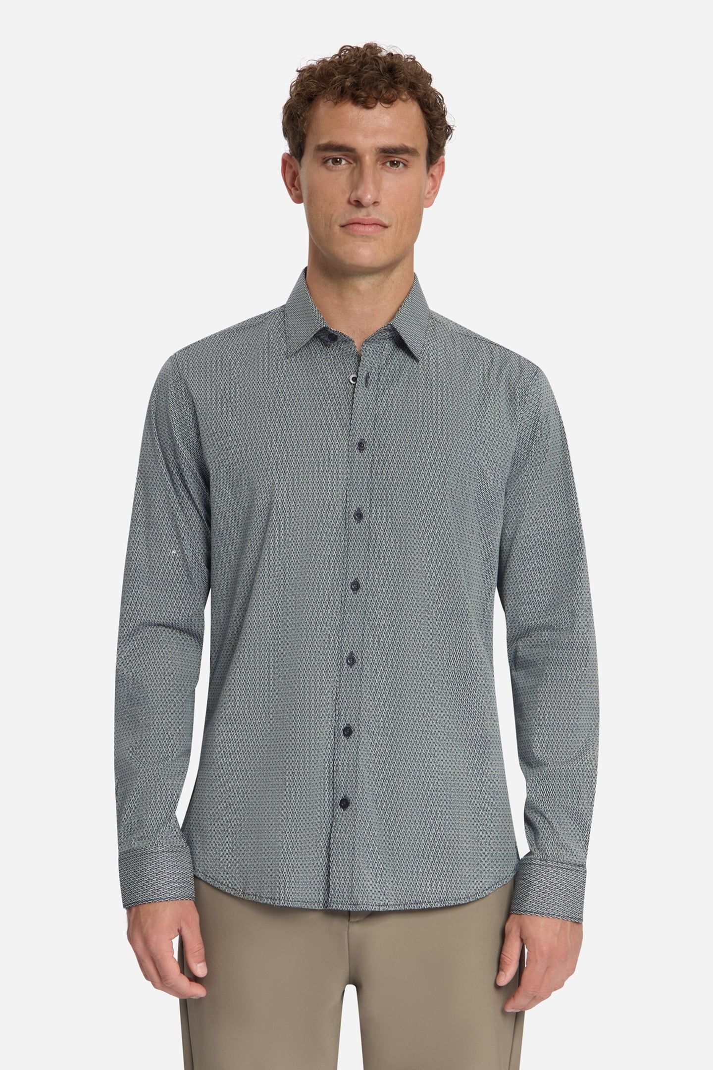 SHIRT STRETCH ALLOVER PRINTED DARK NIGHT 2