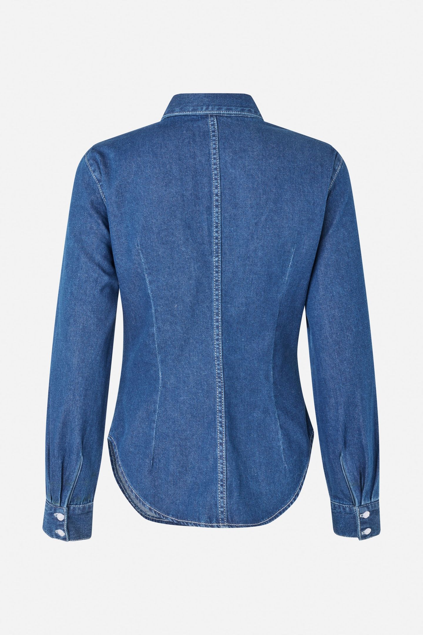 MARIA SHIRT LIGHT WORN DENIM 4