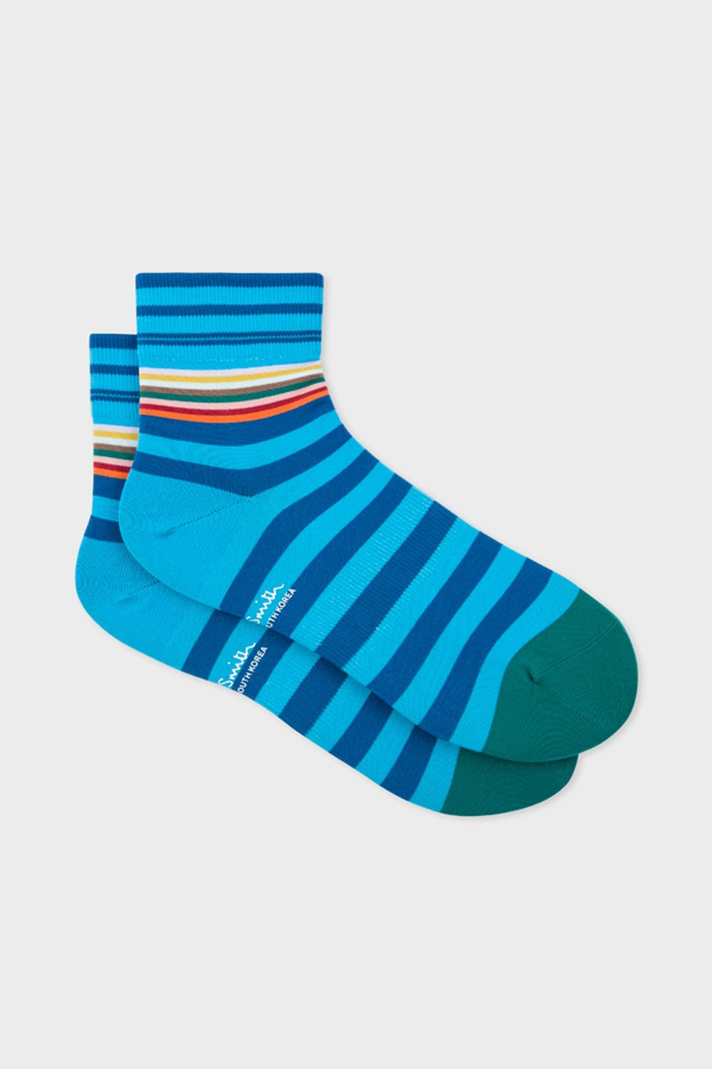 MEN CYCLE SOCK TWO STRP NAVY 5