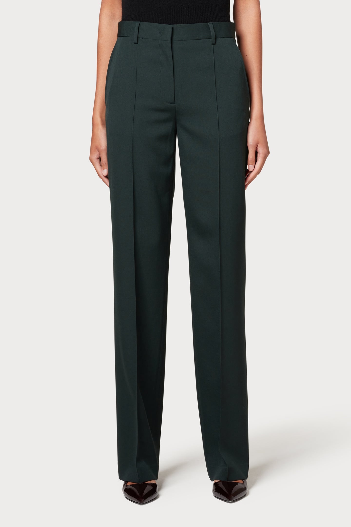 WOMENS TROUSERS PETROL GREEN 1