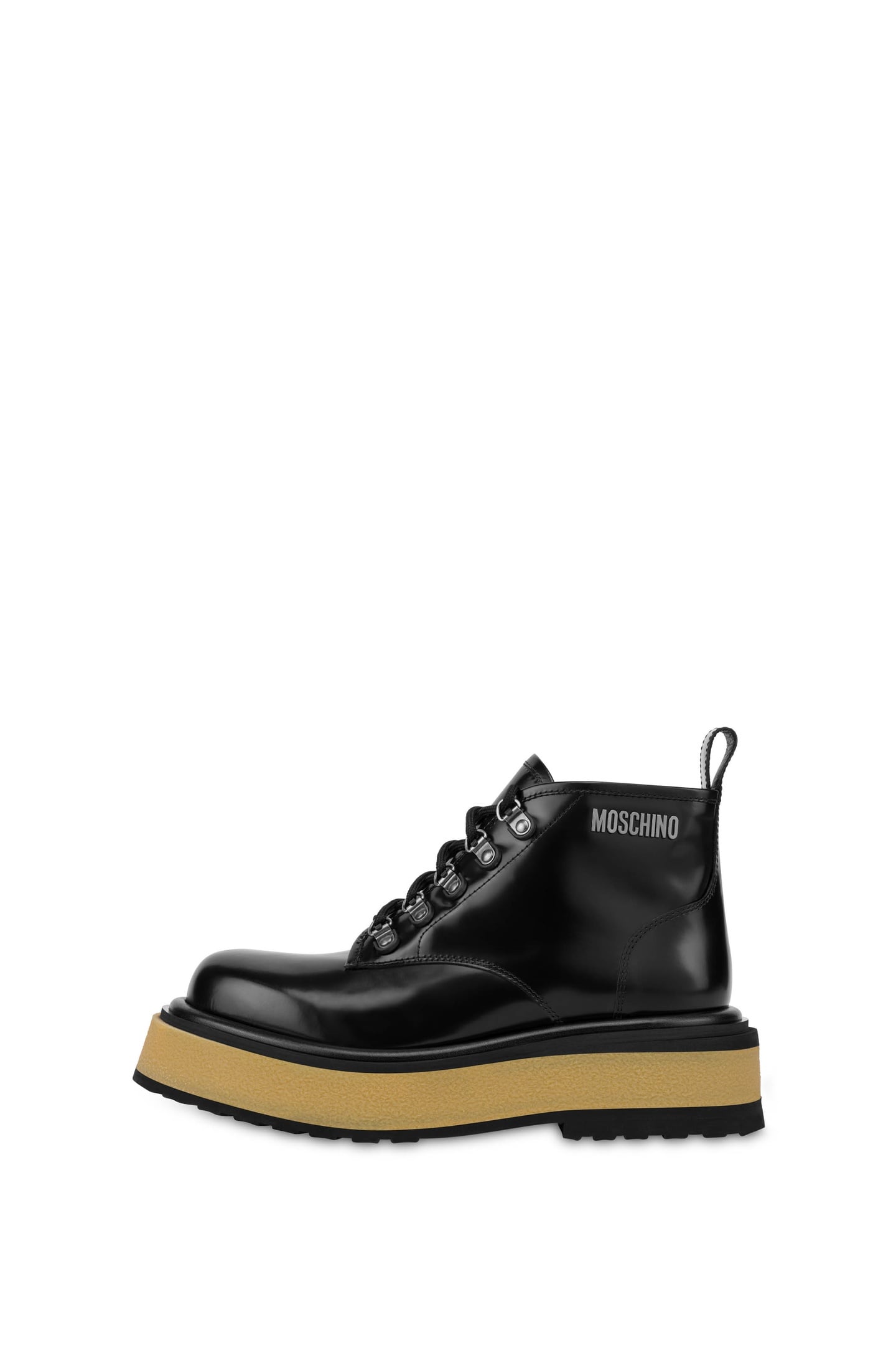 HIGH DERBY IN METAL LOGO CALFSKIN BLACK 1