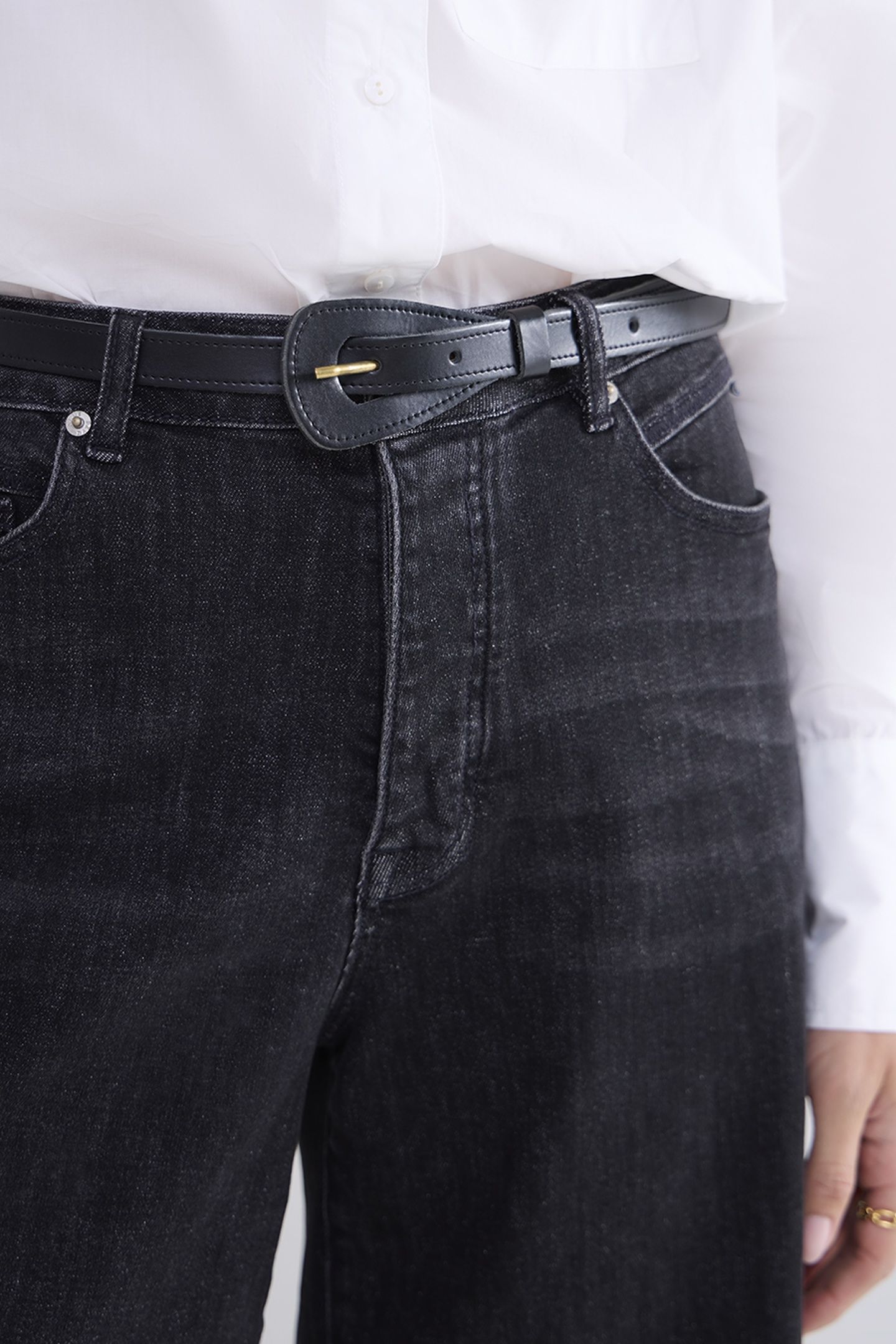 BELT WITHOUT BUCKLE BLACK 3