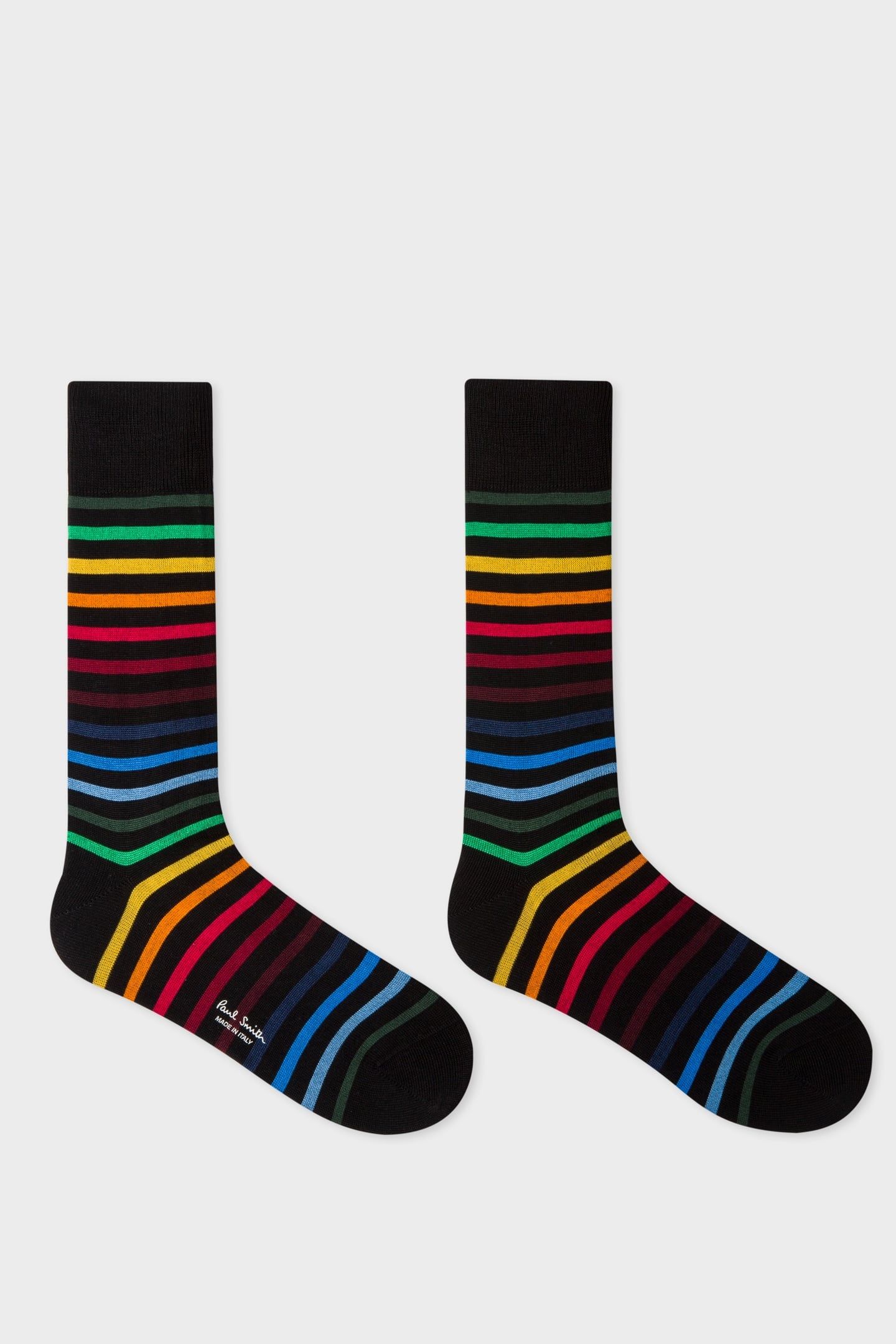 MEN SOCK NEO RAINBOW BLACK 1