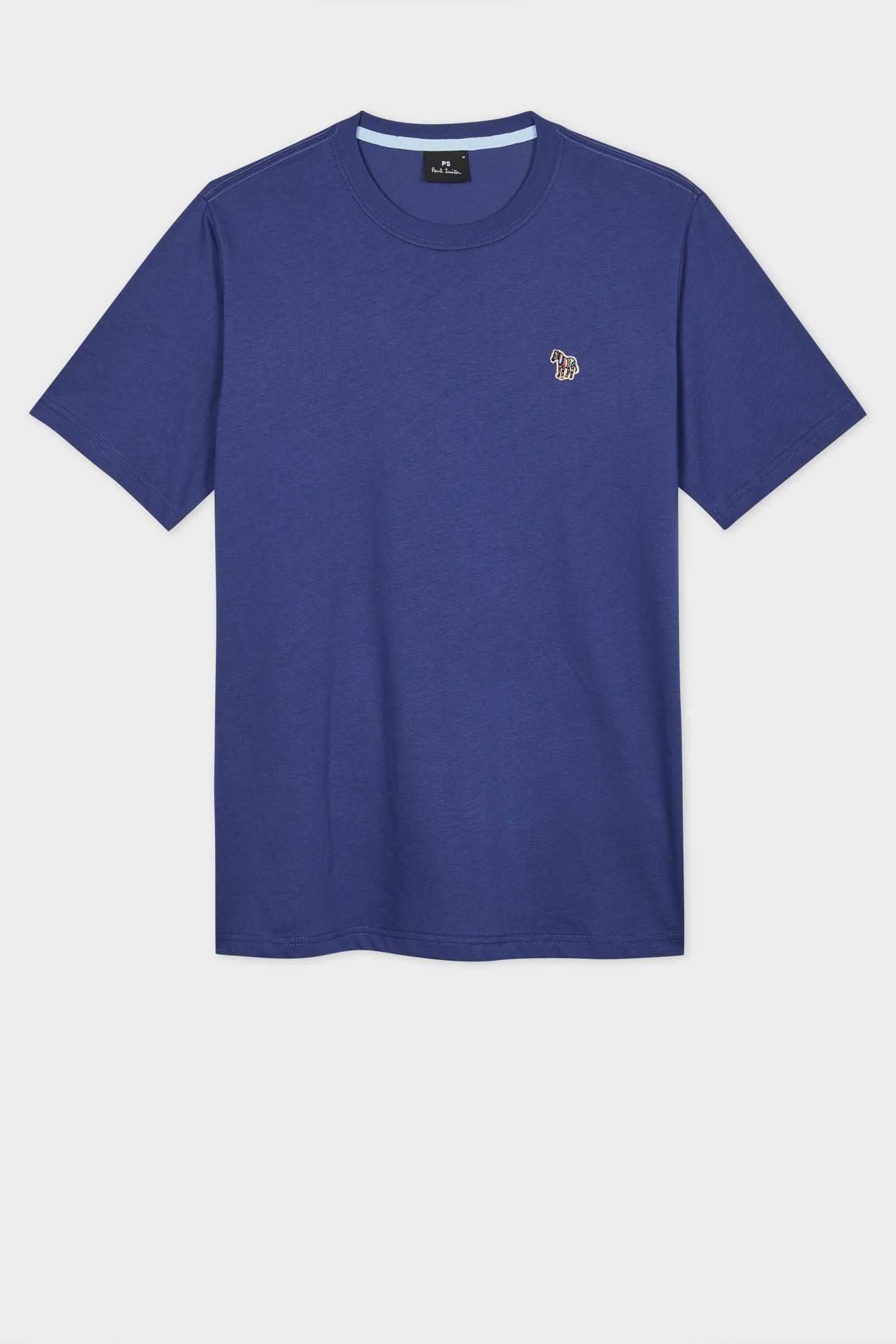 MENS REG FIT SS TSHIRT ZEBRA INDIGO 3