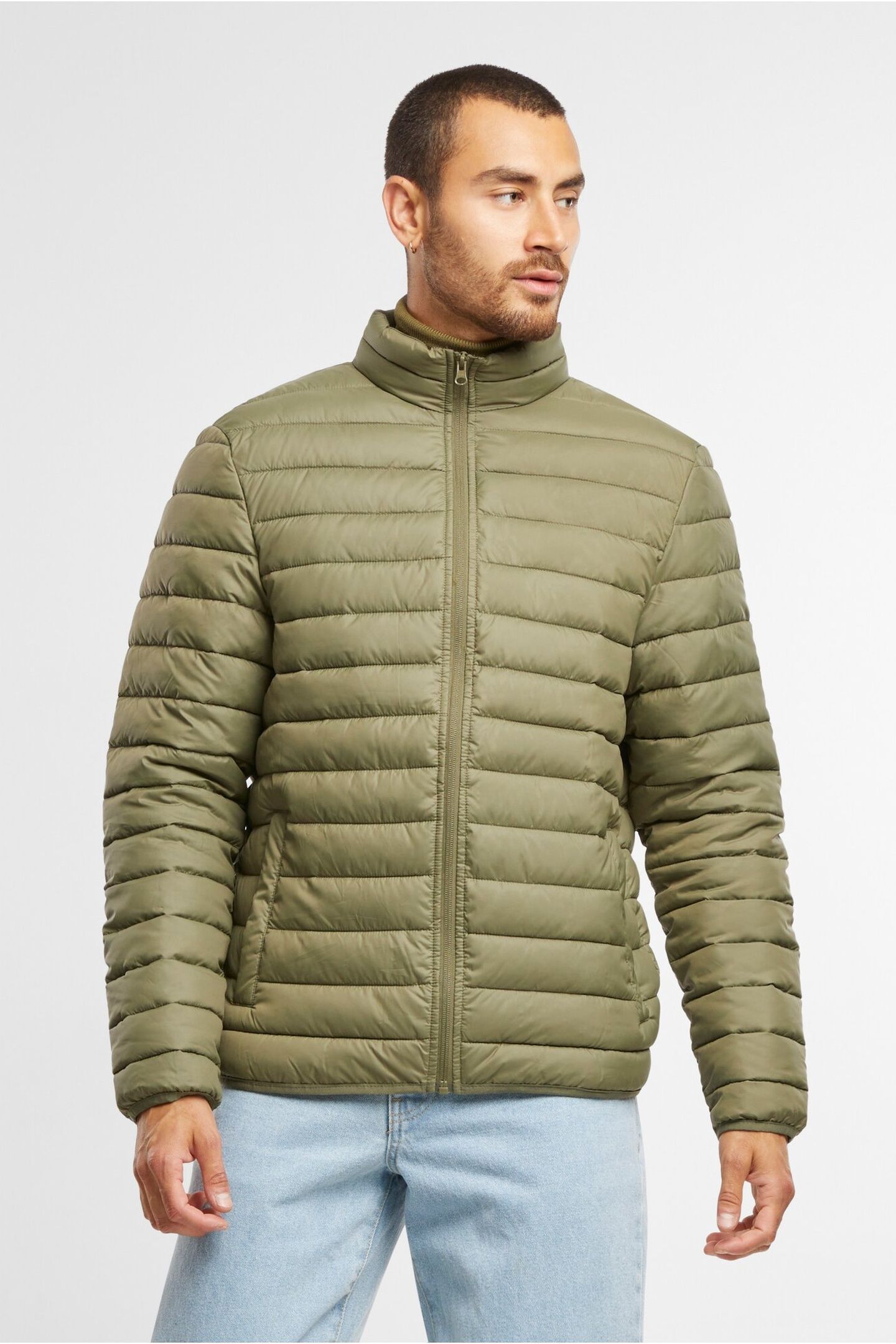 BASIC LIGHT WEIGHT JACKET DARKOLIVE 1