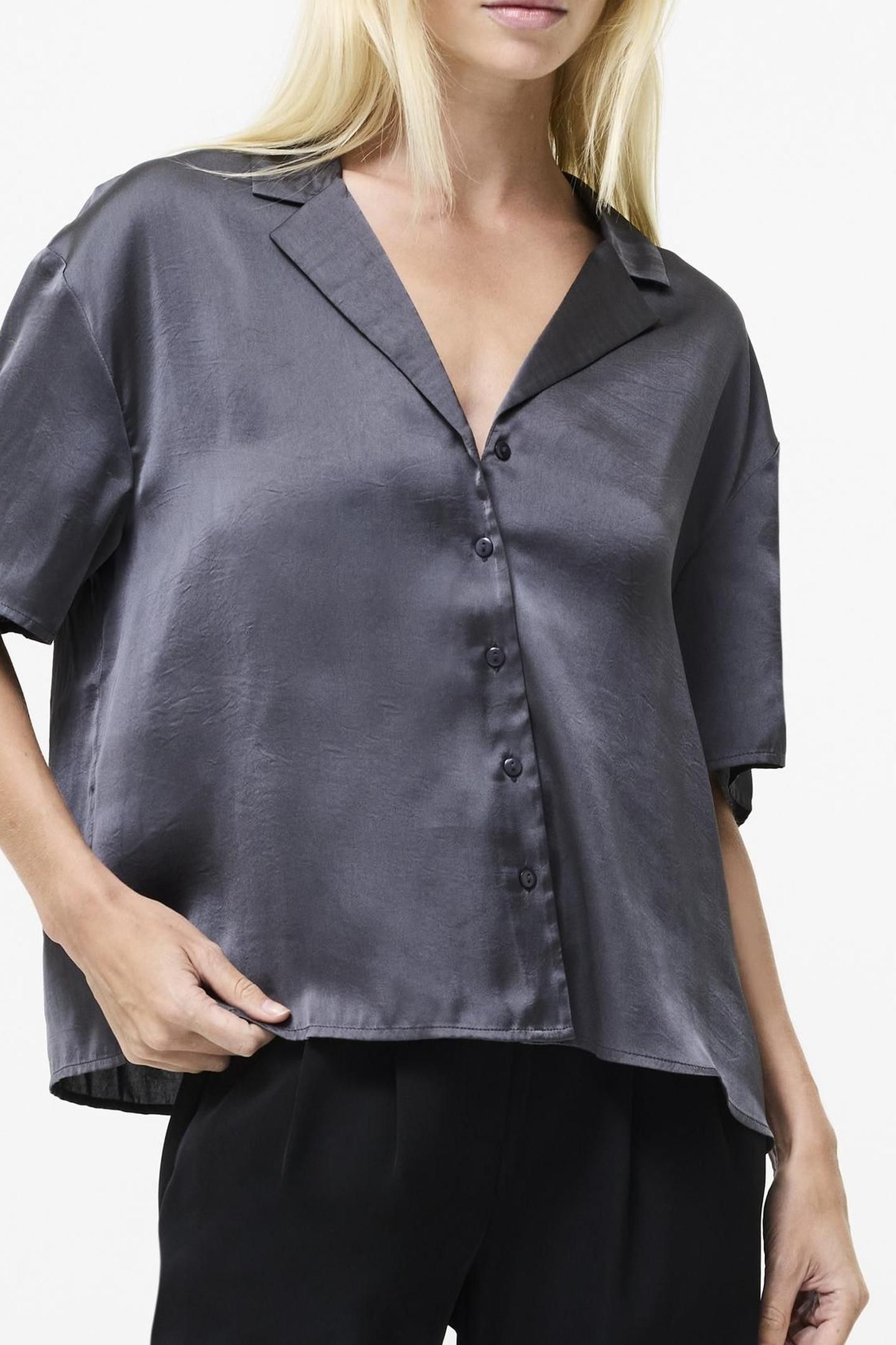 BLAINE HAMMERED SAT S/S SHIRT GRAPHITE 2