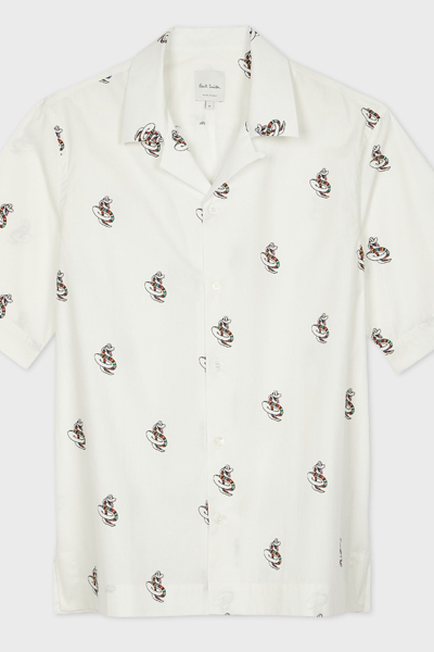 MENS S/S REGULAR FIT SHIRT WHITE 2