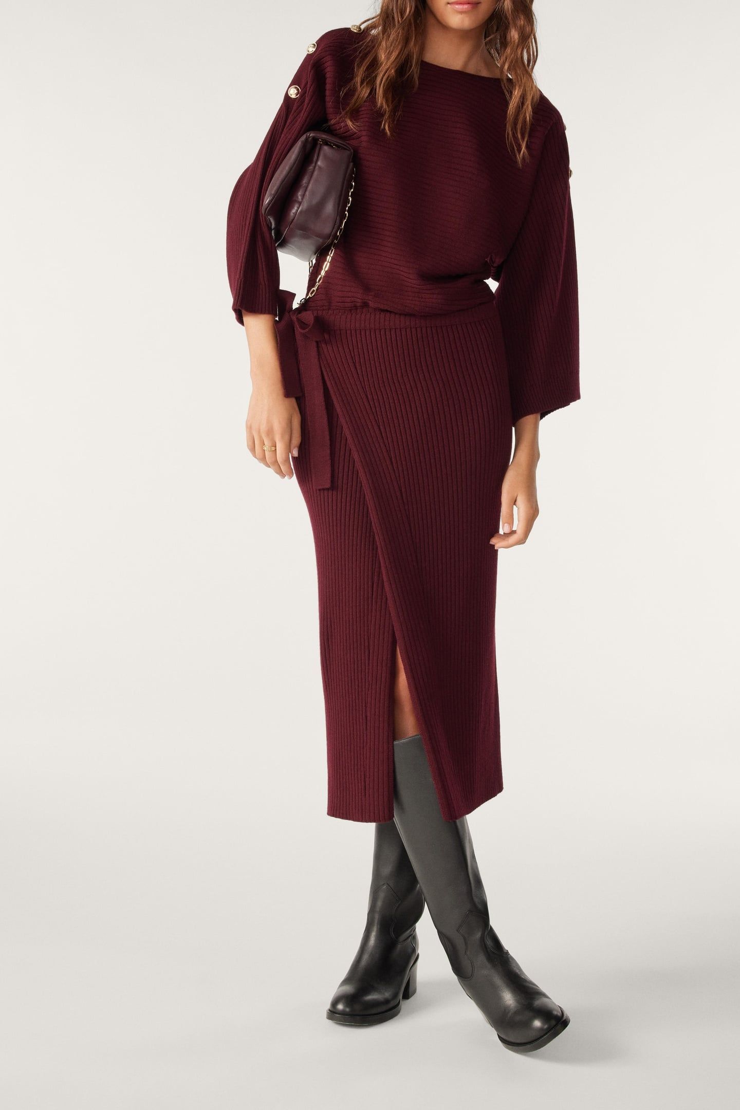 LONG DRESS BORDEAUX 1