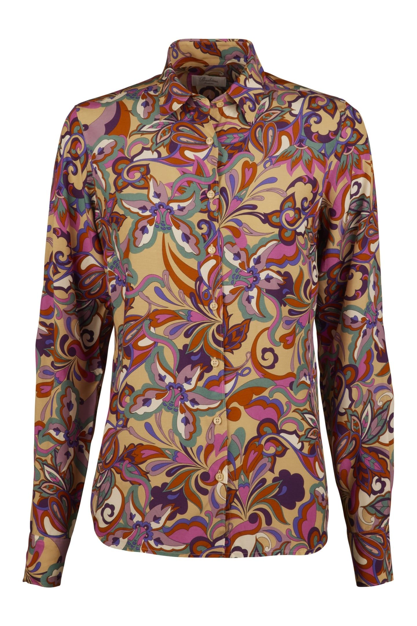 SOFIE SHIRT BEIGE PATTERN 1