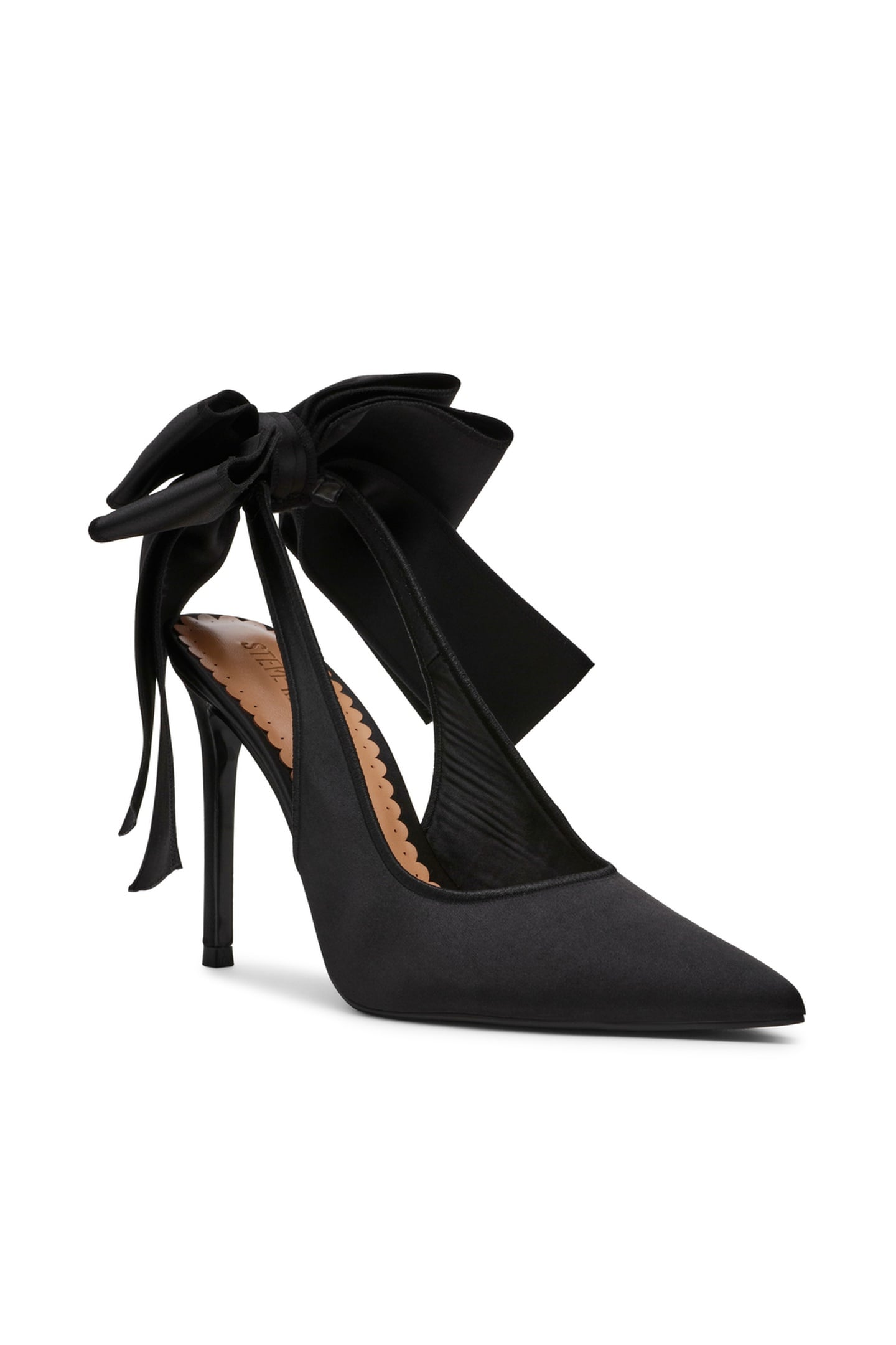 TEACUP PUMPS BLACK SATIN 2