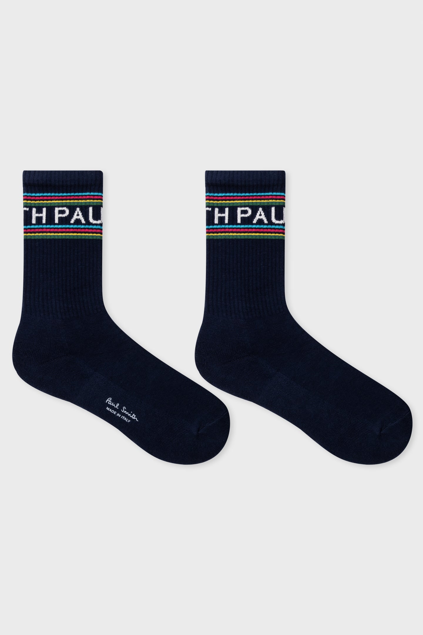 MEN SOCK LOGO BIG NAVY 1