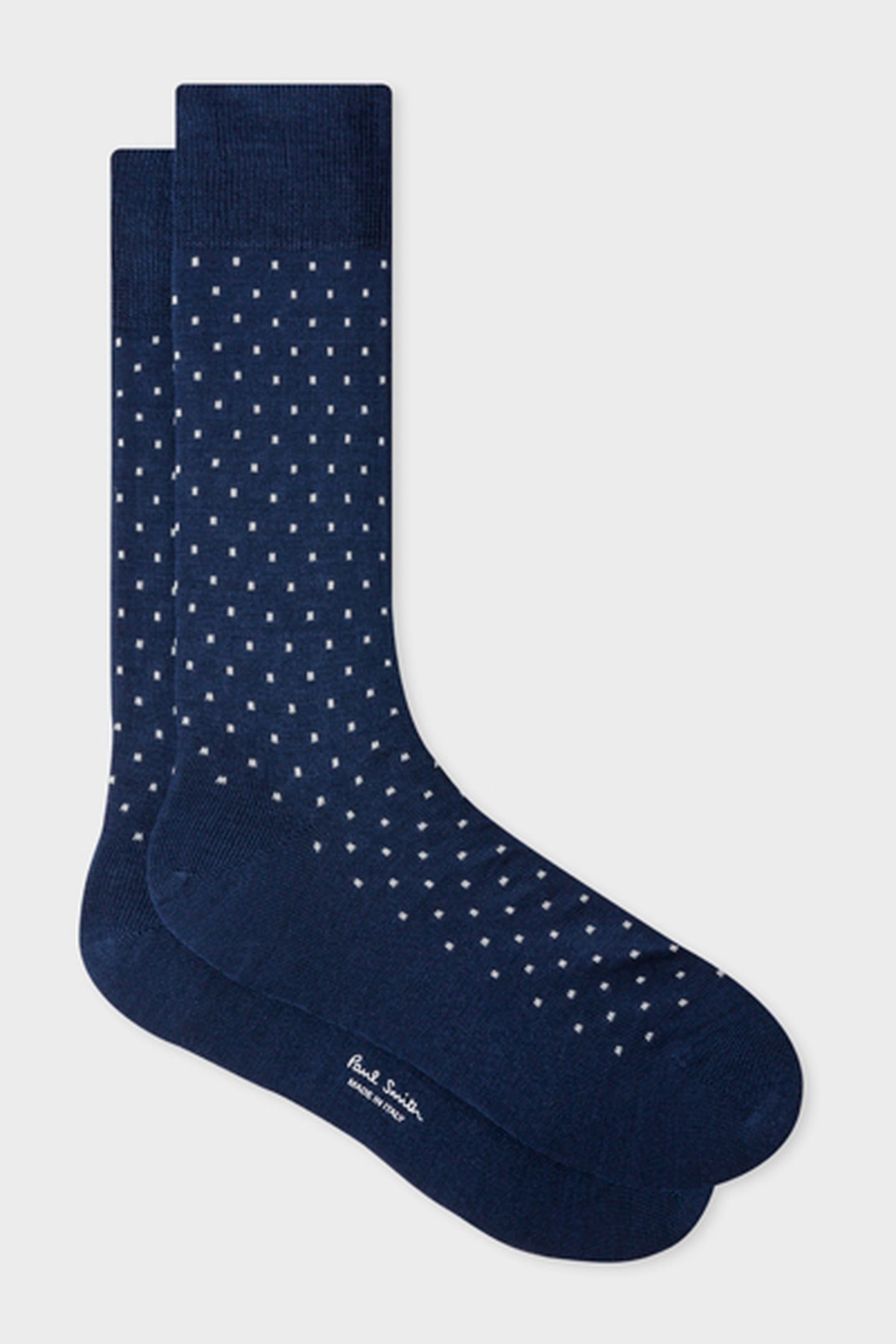 MEN SOCK PIN DOT NAVY 2