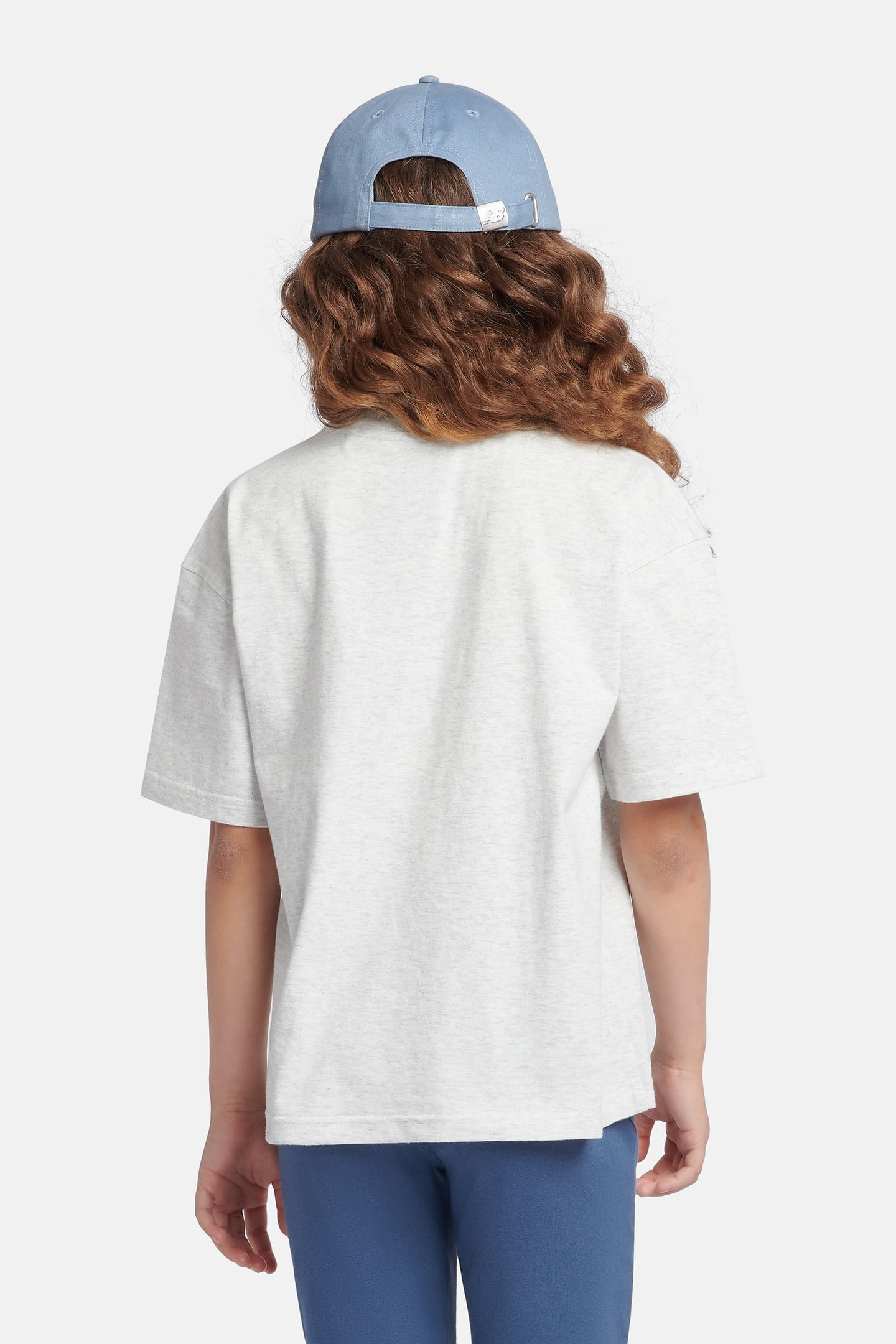 GRADE GIRLS SMALL LOGO JERSEY T-SHIRT ASH 2
